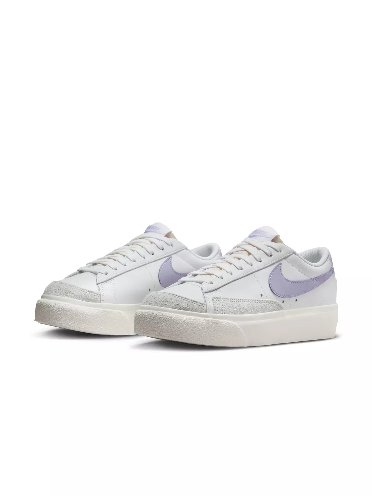 Blazer Low Platform "White/Sail/Lilac Bloom" Women's Shoe - 3