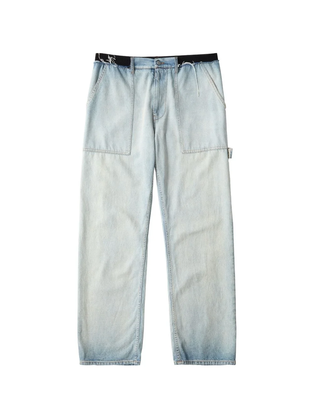 Denim cotton jeans - 1