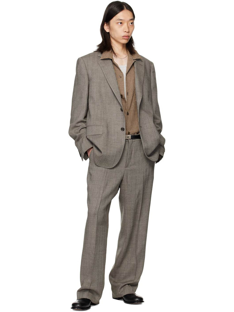 Our Legacy Brown Ceremony Blazer outlook