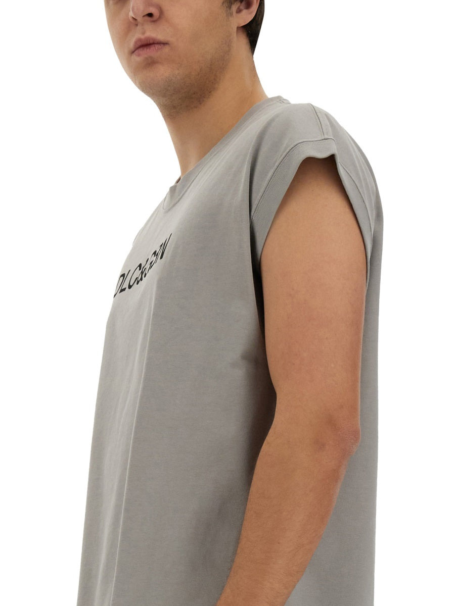 Dolce & Gabbana Men T-Shirt With Logo - 4