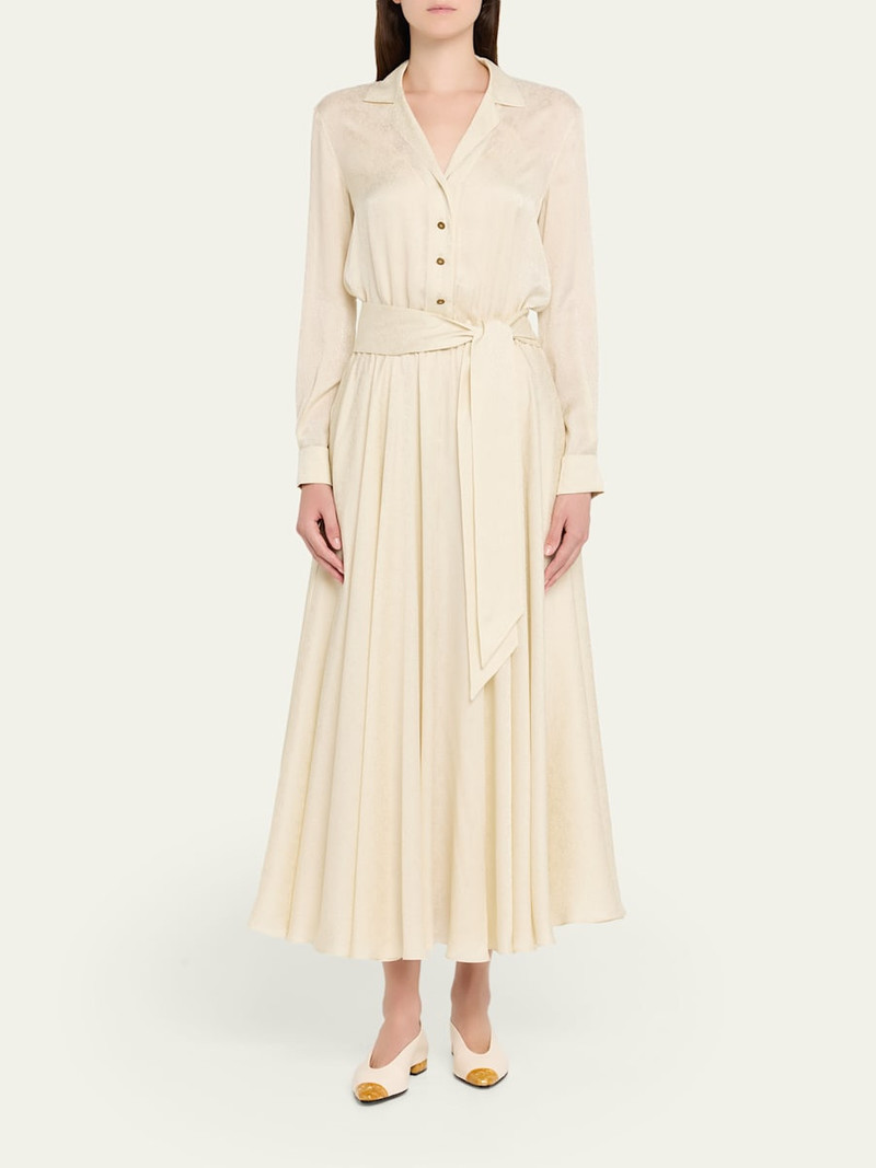 Loro Piana Rebecca Tipped Leather Ballerina Flats outlook