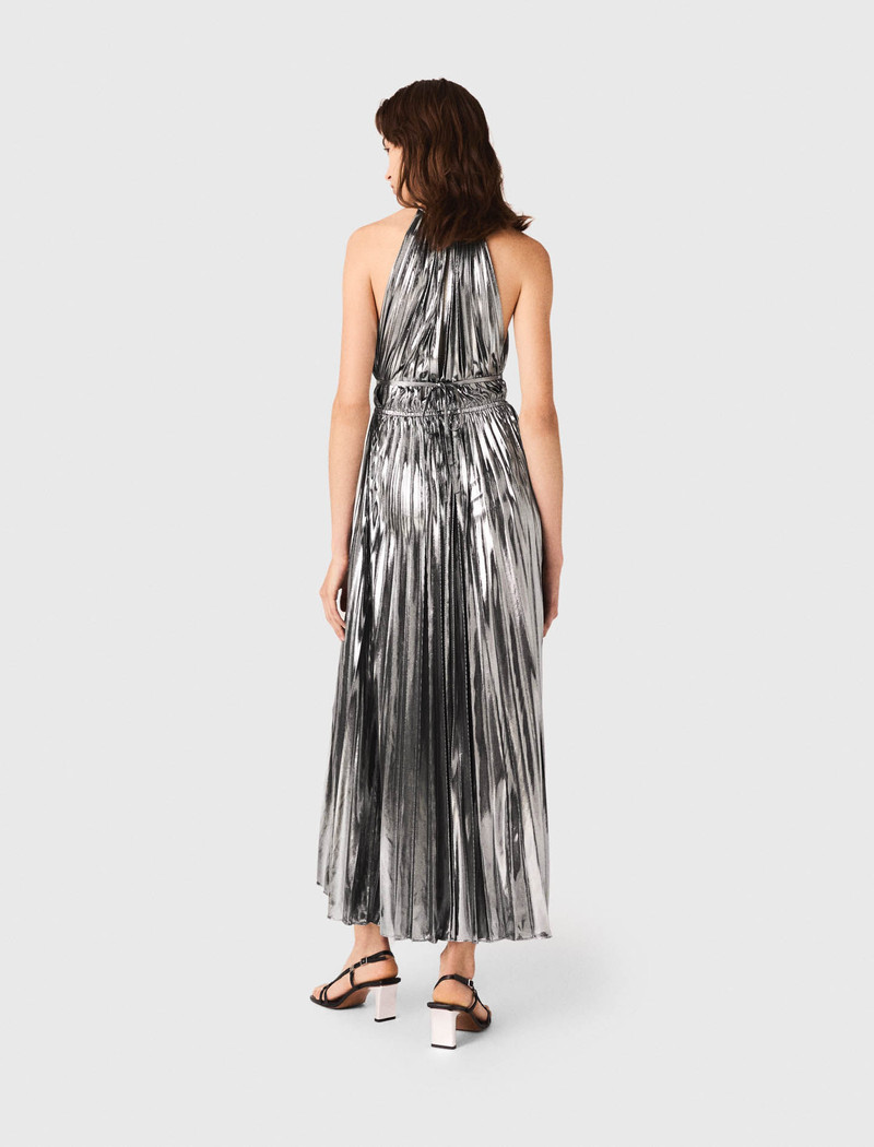 Pleated maxi dress 4