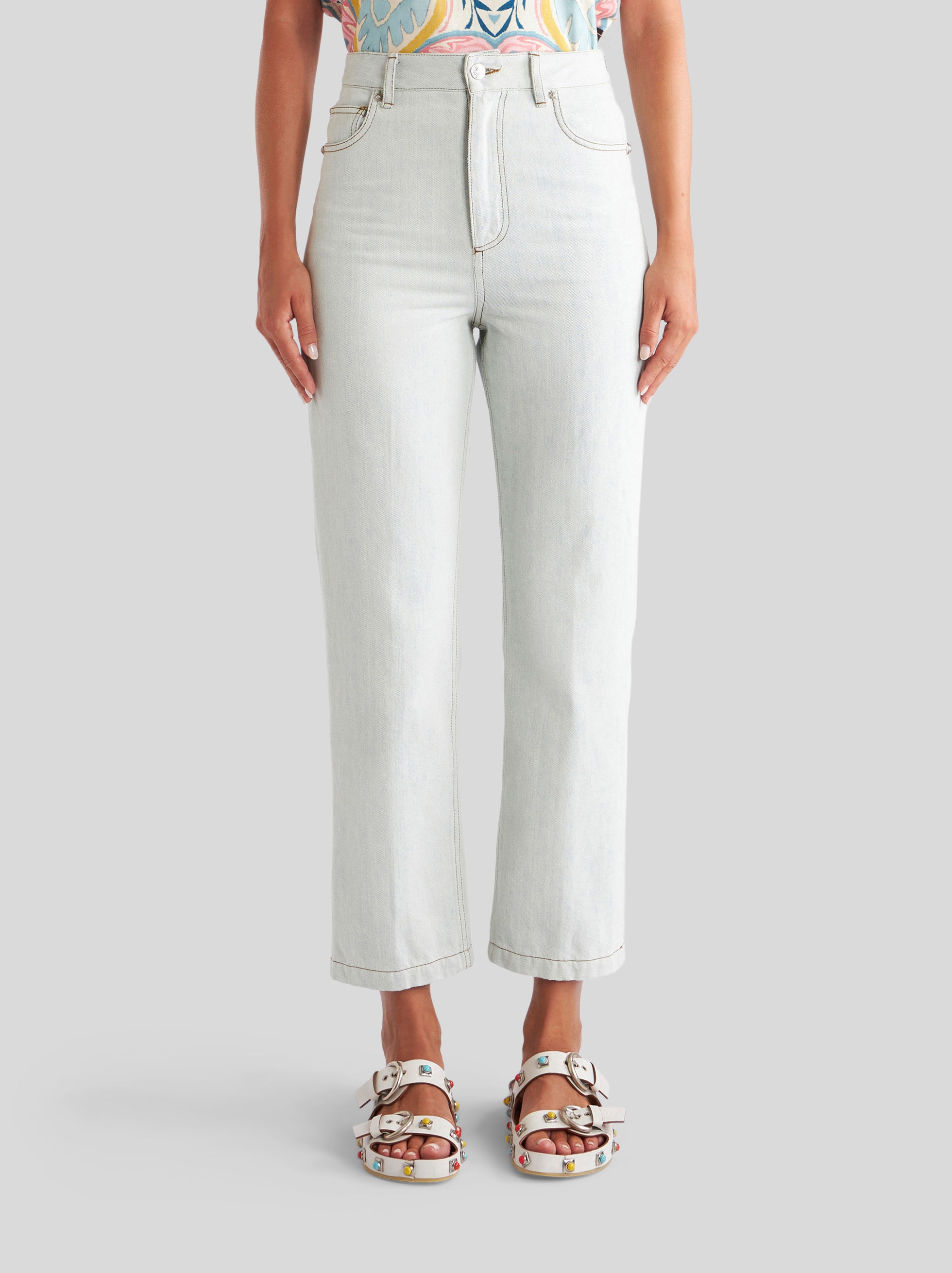 JEANS WITH CROWN ME STUDS - 2