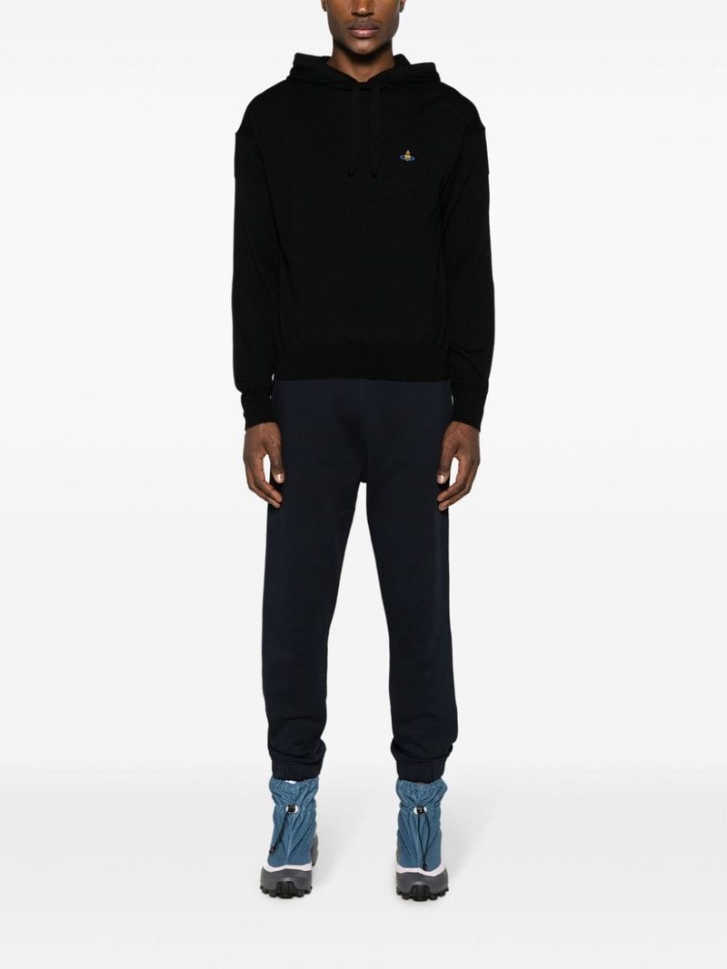 Vivienne Westwood Orb-embroidered hooded jumper outlook