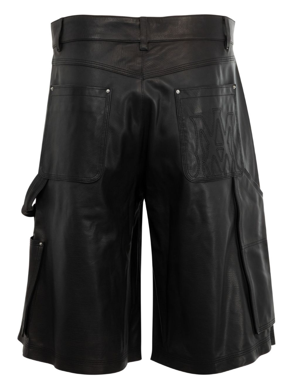 MA leather cargo shorts - 2