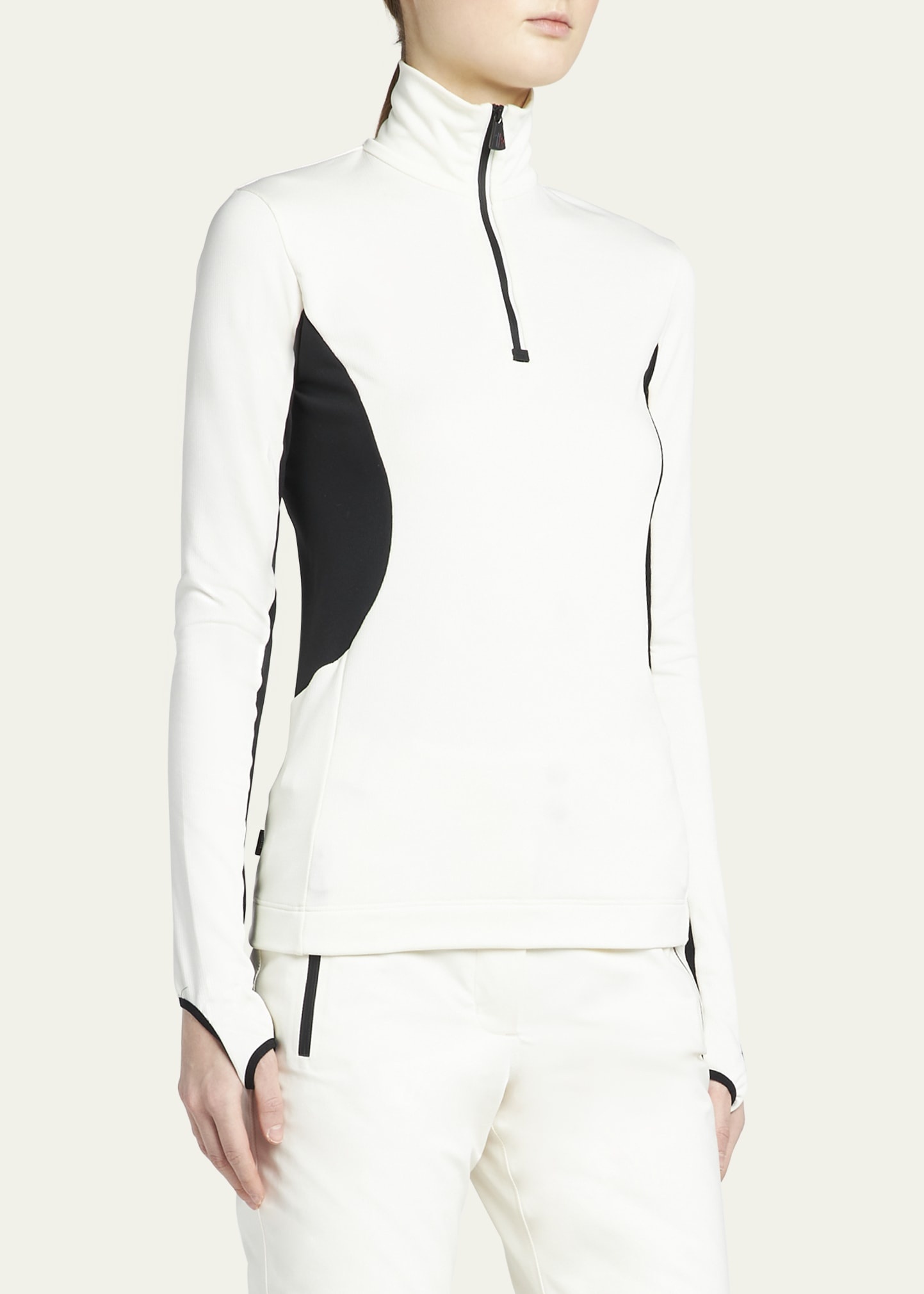 Colorblock Quarter-Zip Sweatshirt - 4