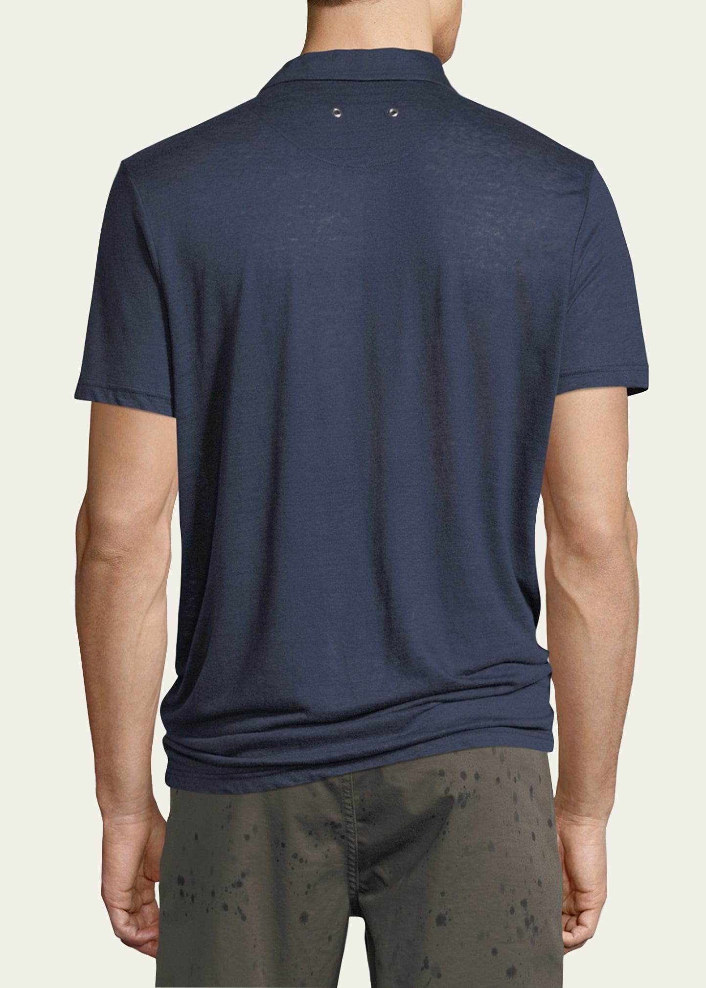 Men's Pyramid Linen Polo Shirt - 3