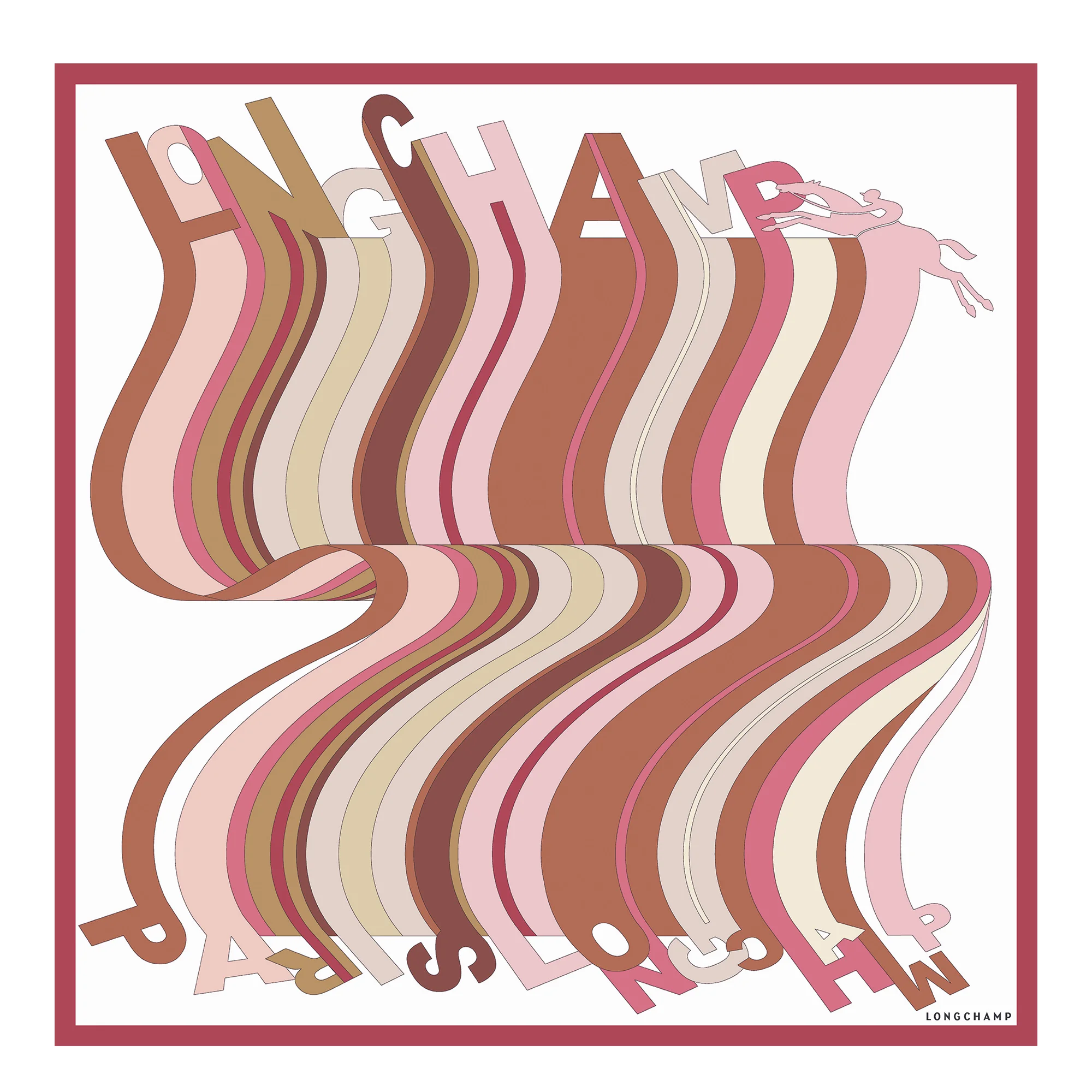 L'Arc-en-ciel Silk scarf 70 - 1