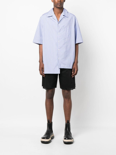 Lanvin contrast-trim cotton Bermuda shorts outlook