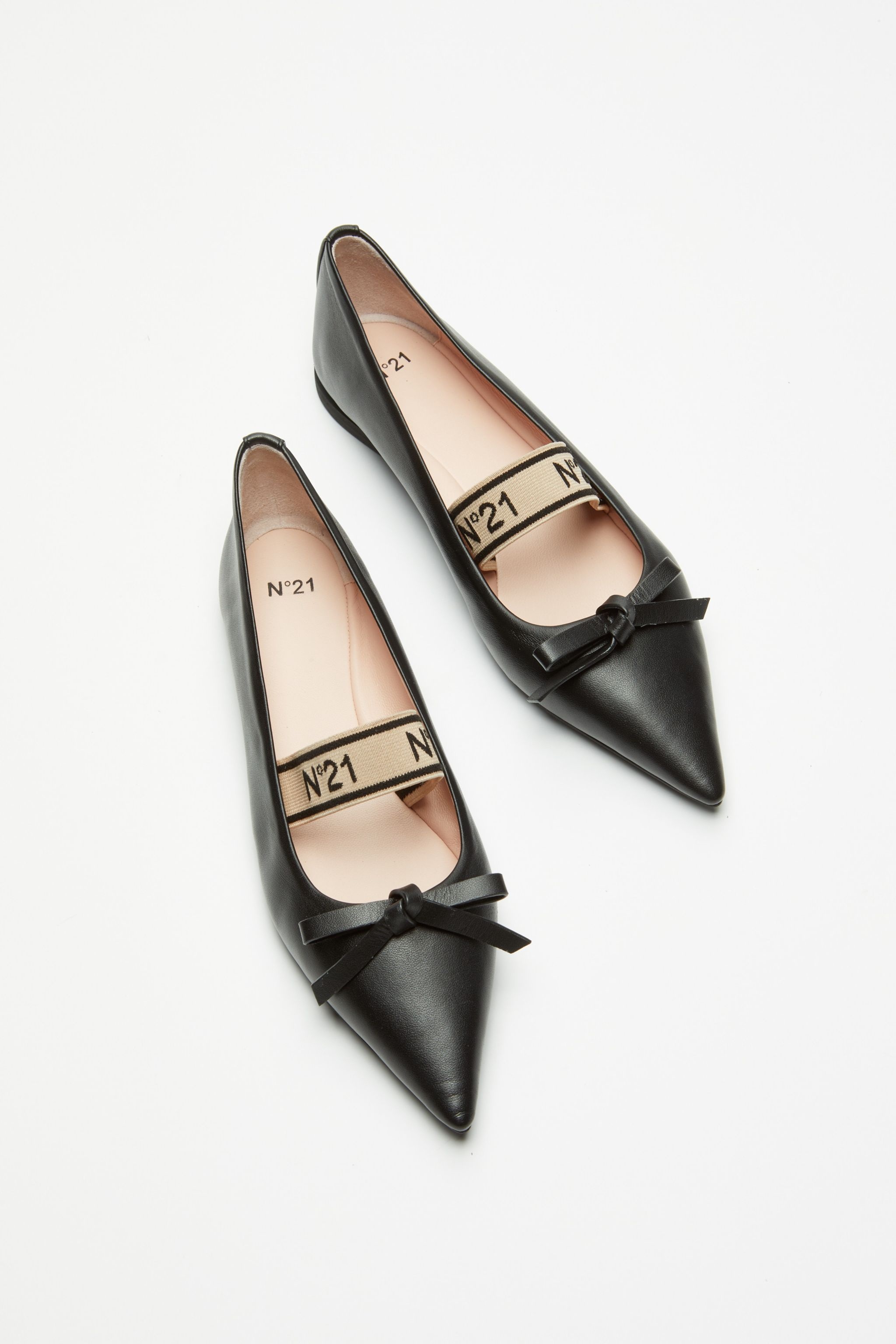 LEATHER BALLET PUMPS - 5