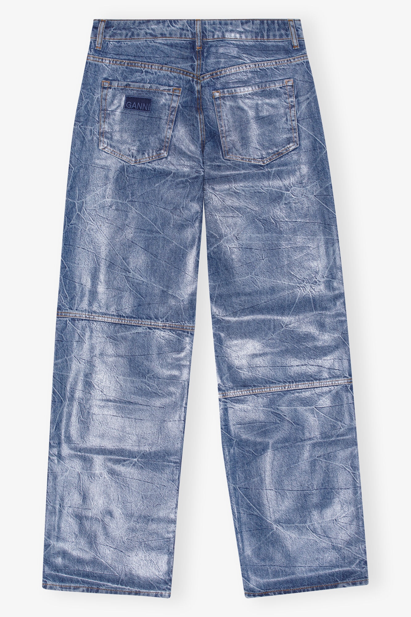 BLUE FOIL IZEY JEANS - 5