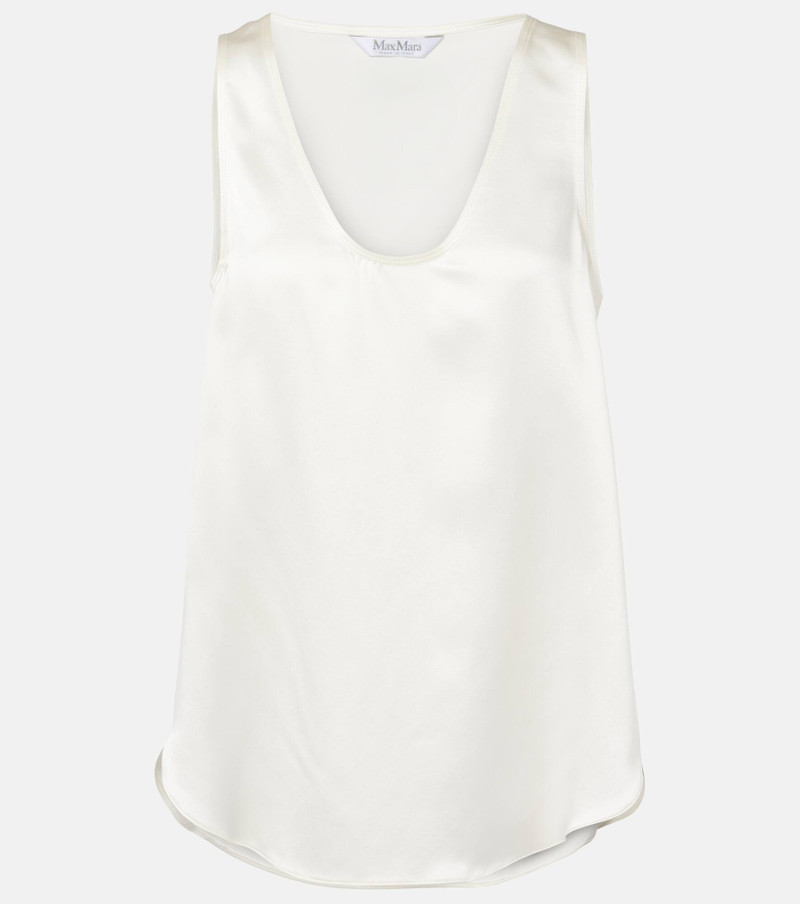 Filly silk satin tank top - 1