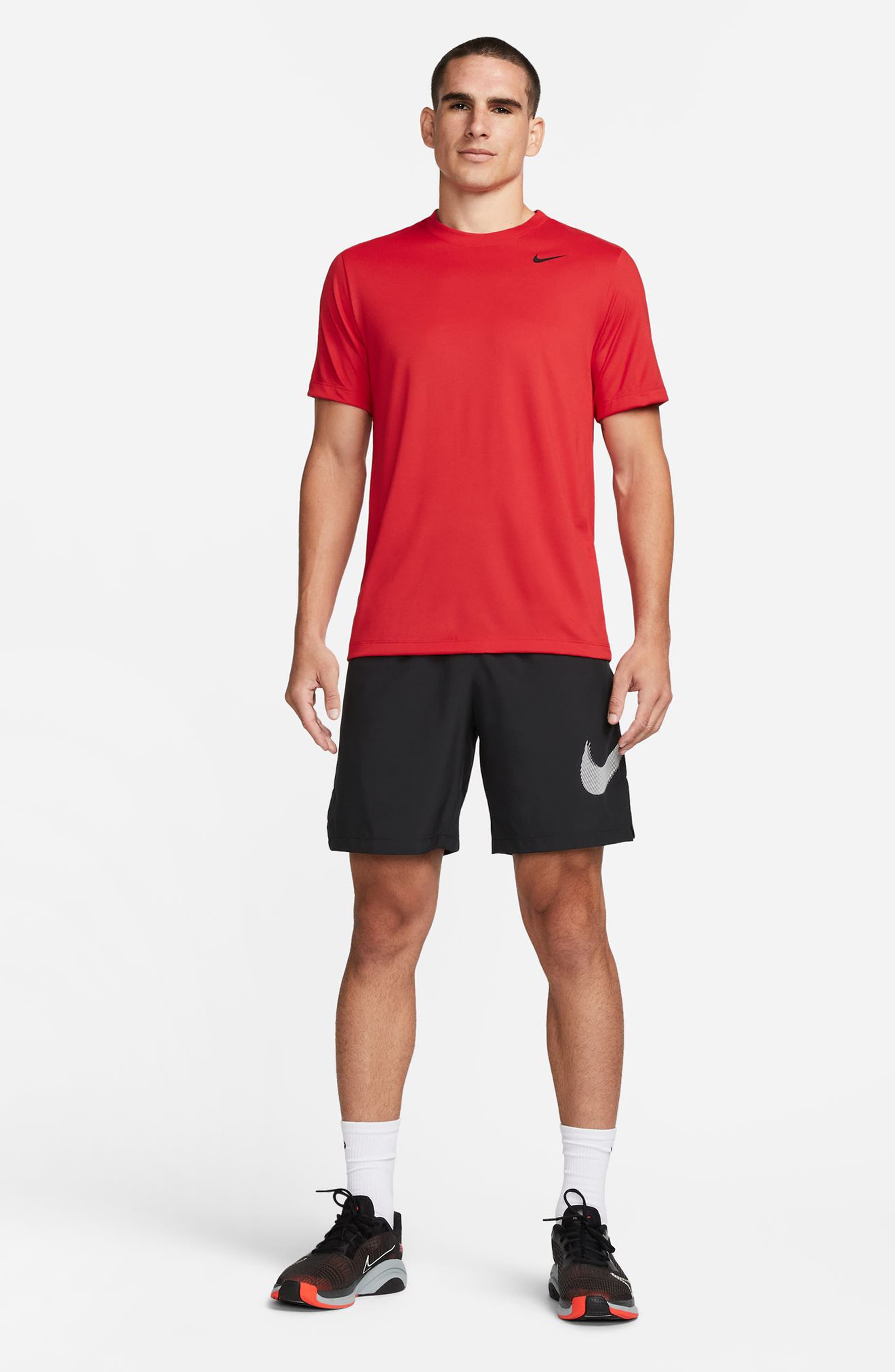 Nike Dri-FIT Legend T-Shirt in University Red/Black at Nordstrom - 8