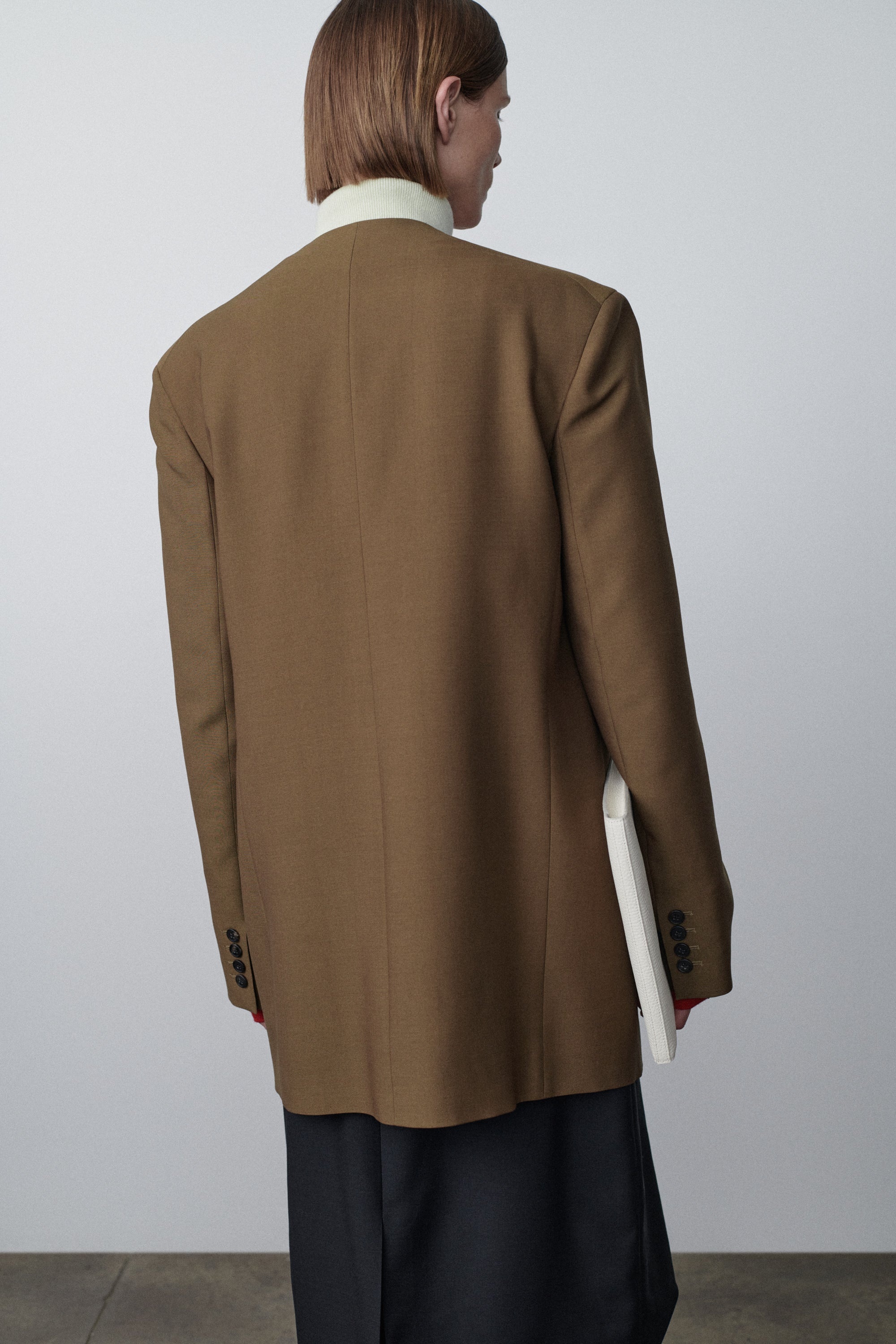 Fie Jacket in Virgin Wool and Mohair - 5