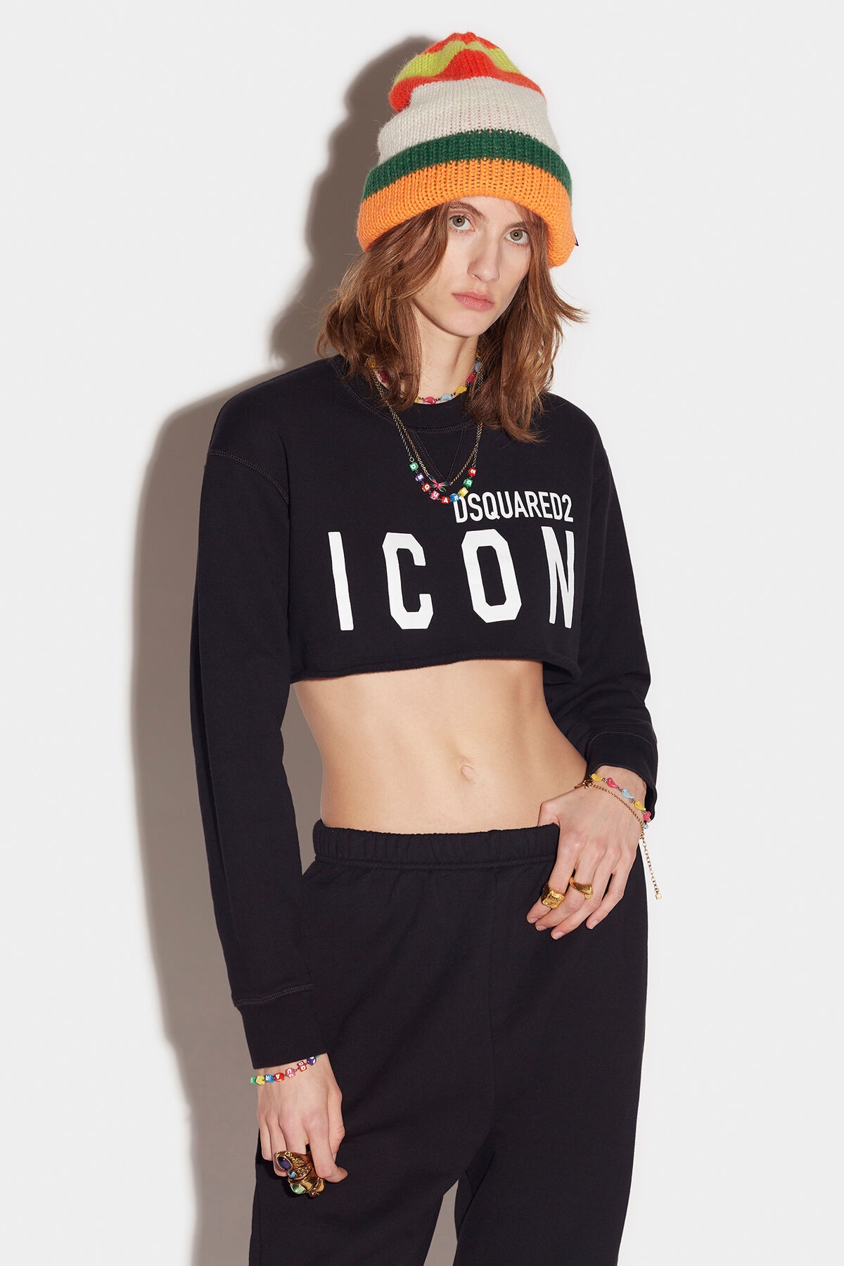 BE ICON COOL CROPPED SWEATER - 3