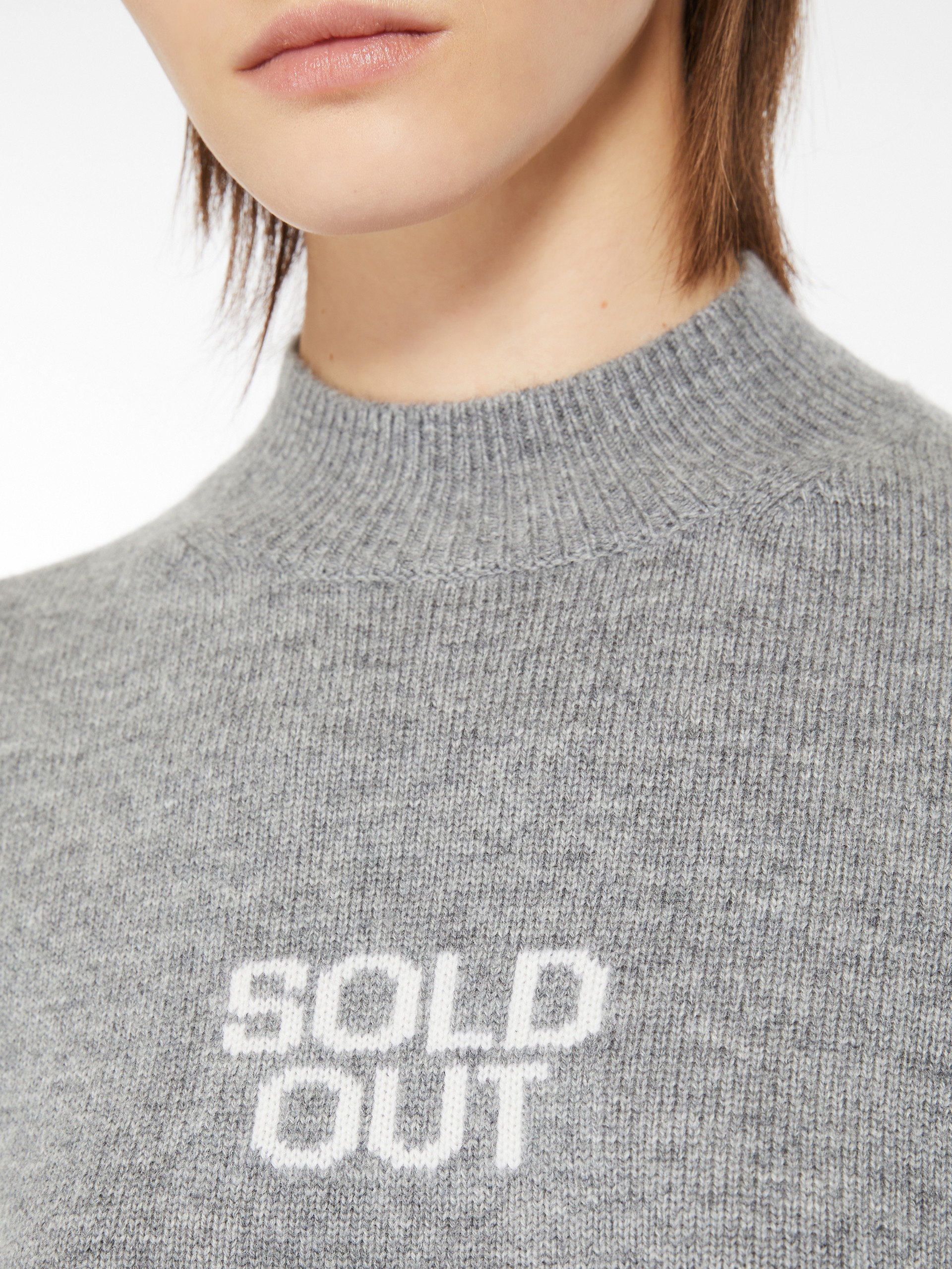 RENON Short-sleeved wool and cashmere sweater - 5
