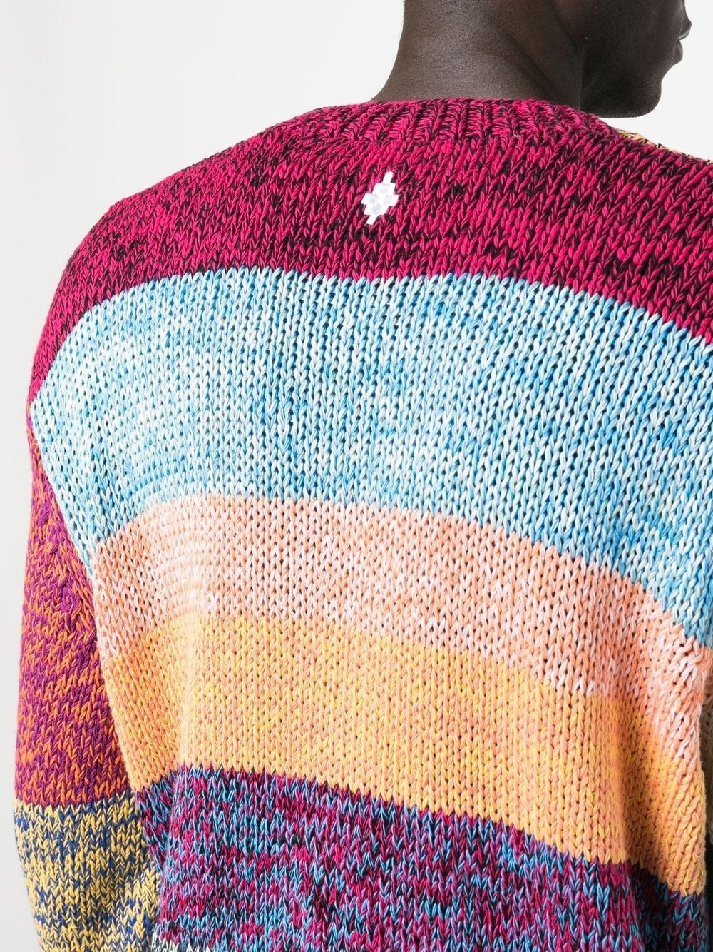 V-neck striped cardigan - 5