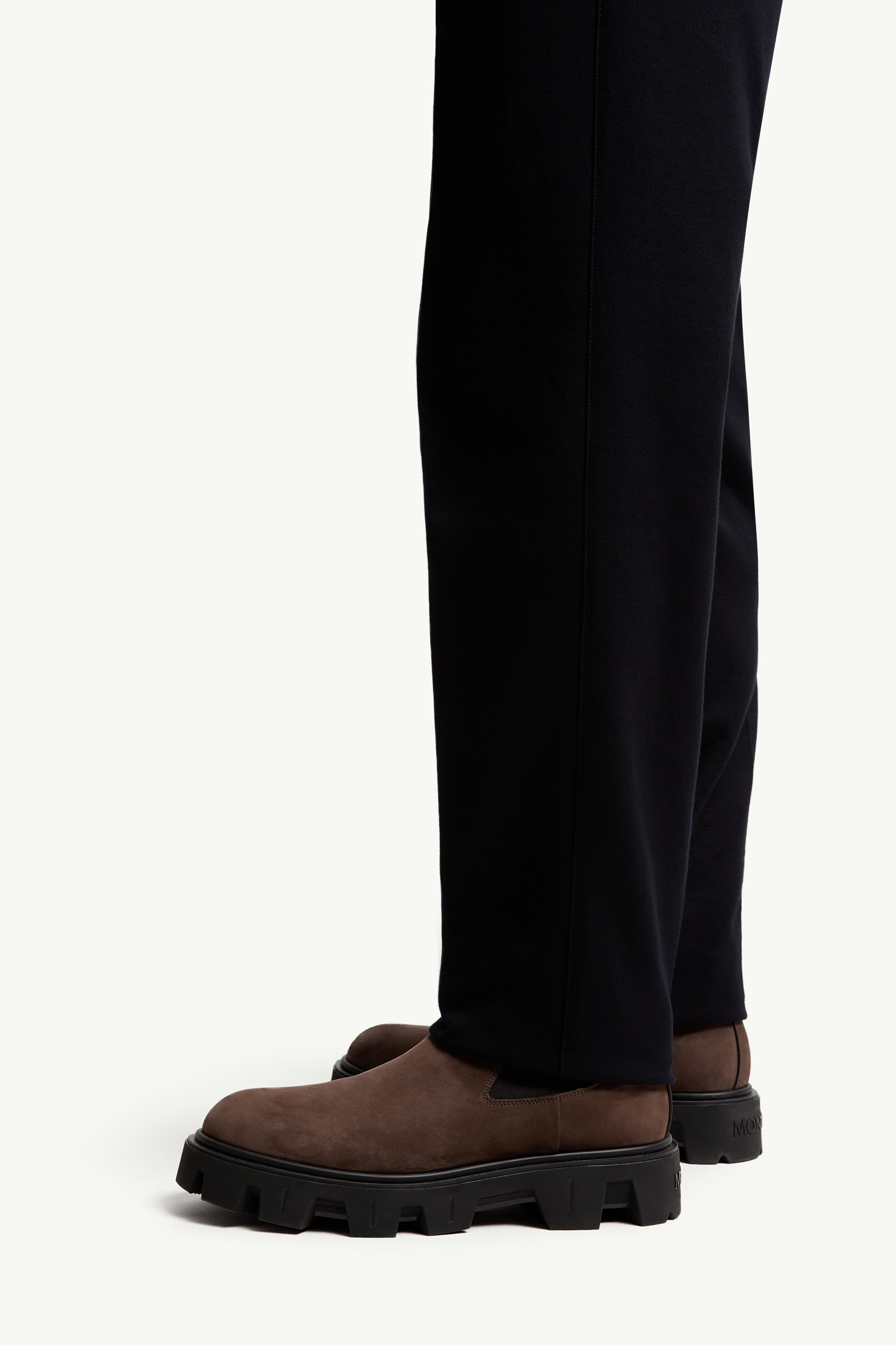 Cotton Blend Tailored Pants - 4