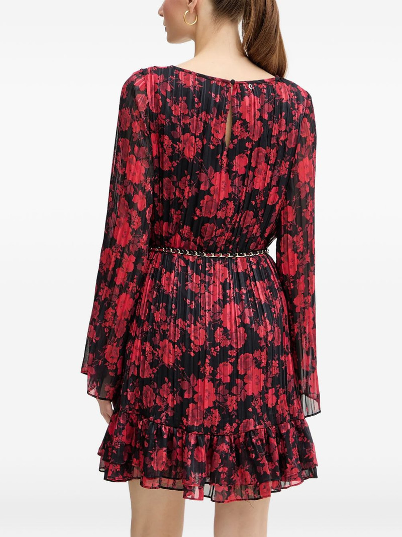 floral-print pleated mini dress 3