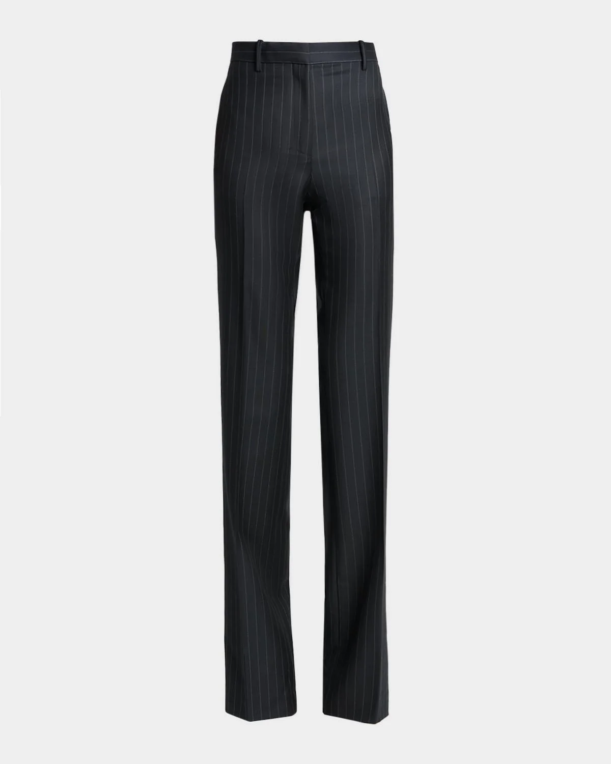 Wool-Mohair Pinstripe Trousers - 1