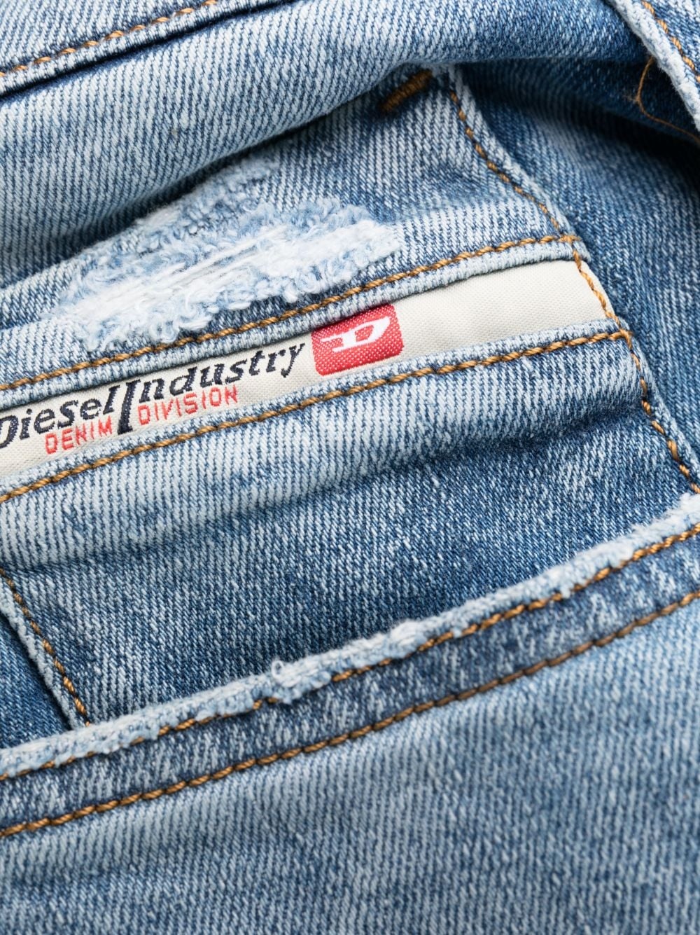 light-wash straight-leg jeans - 11