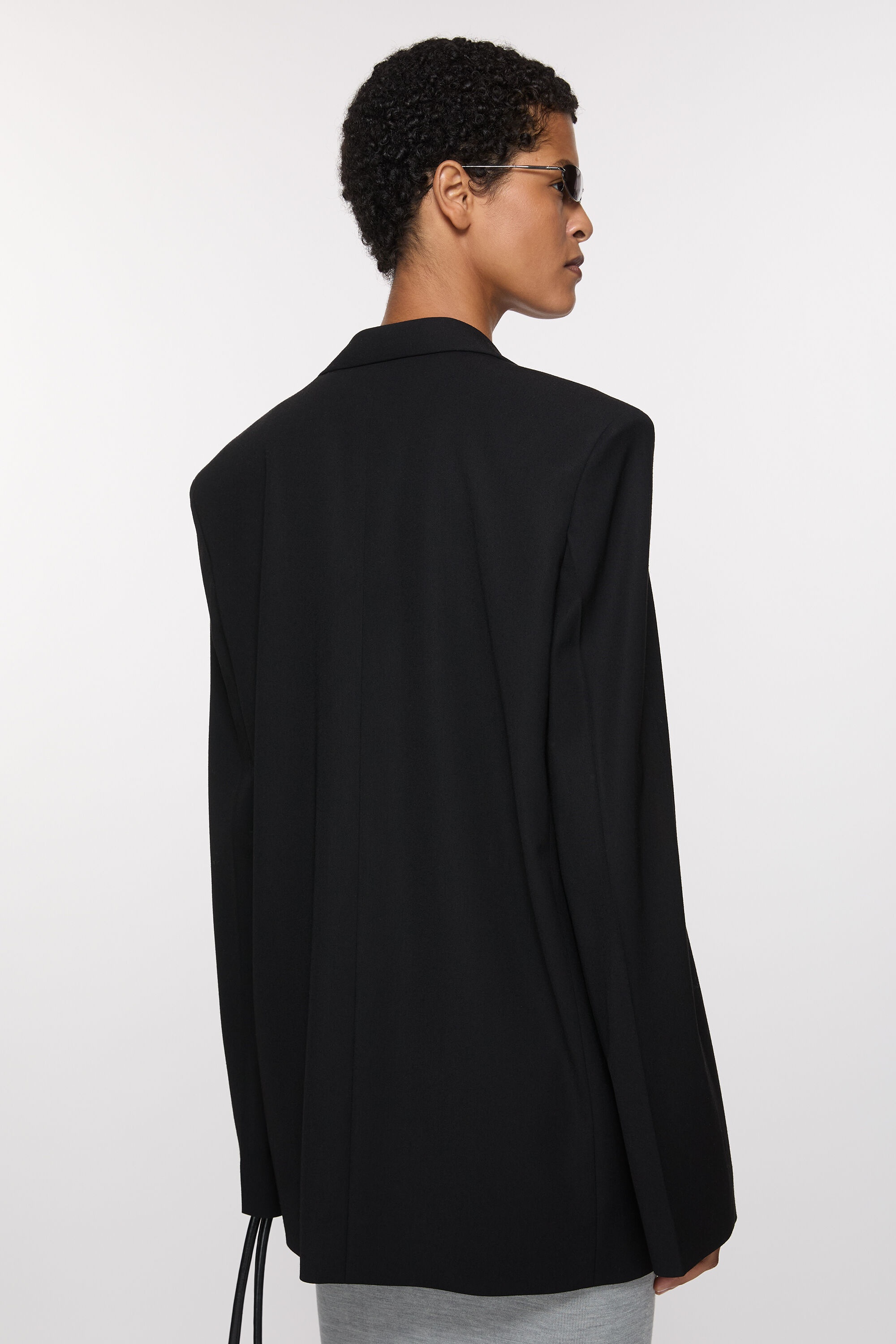 Single-breasted jacket - Regular fit - Black - 4