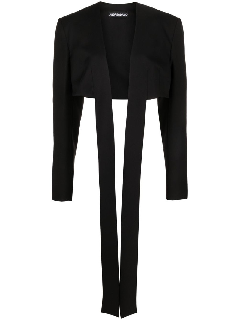 open-front cropped jacket 1