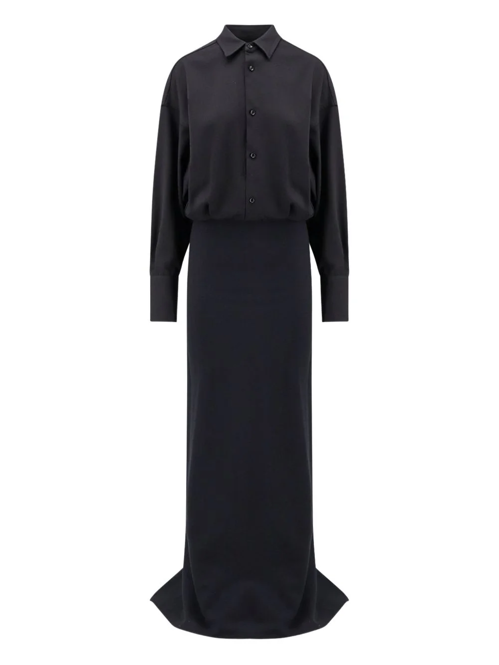 buttoned-up long dress - 1
