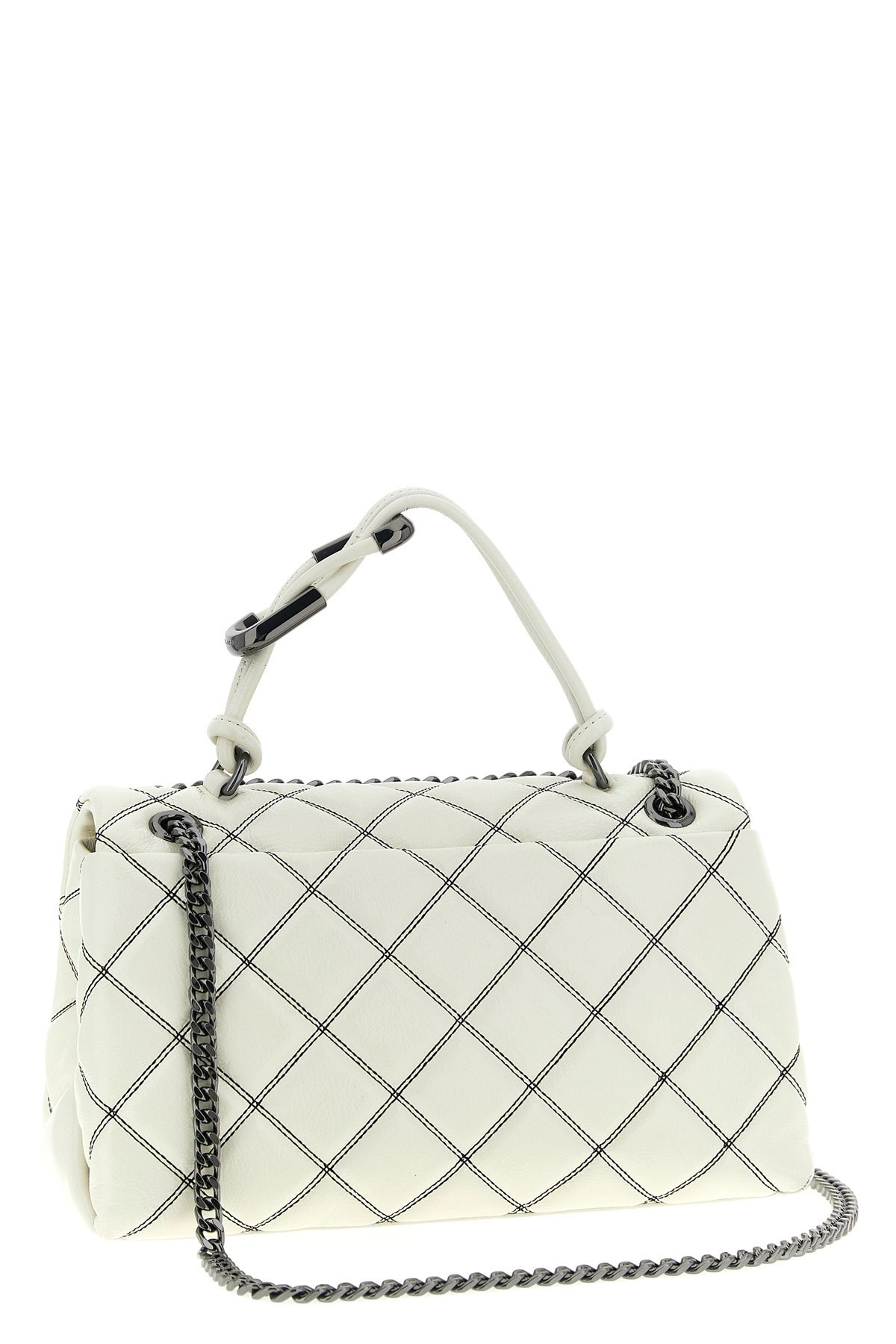 'The Bi-Color Quilted Dual' medium shoulder bag - 3