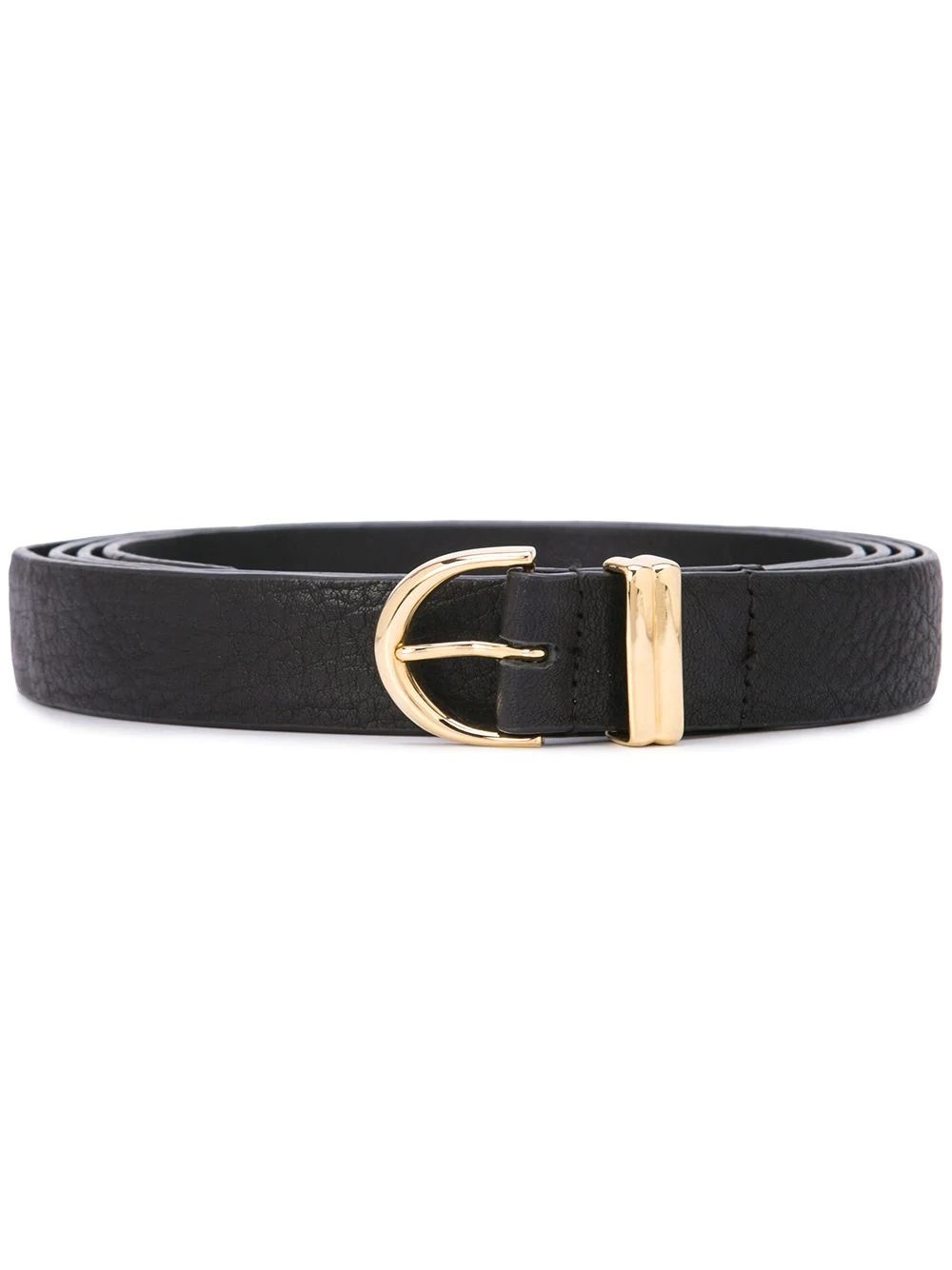 embossed buckle belt - 1