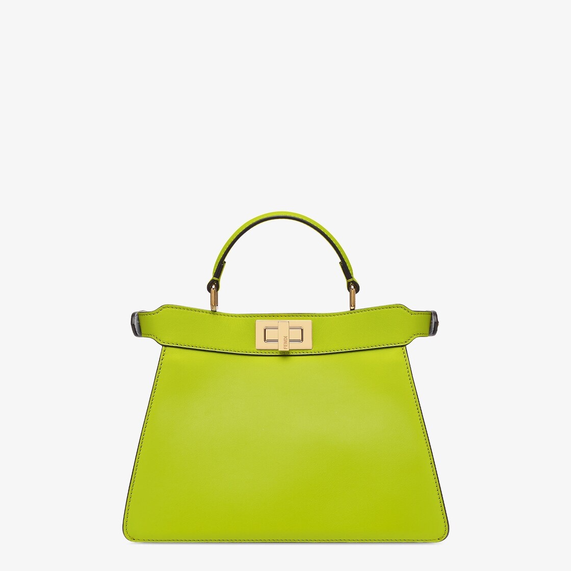 Acid green leather bag - 3