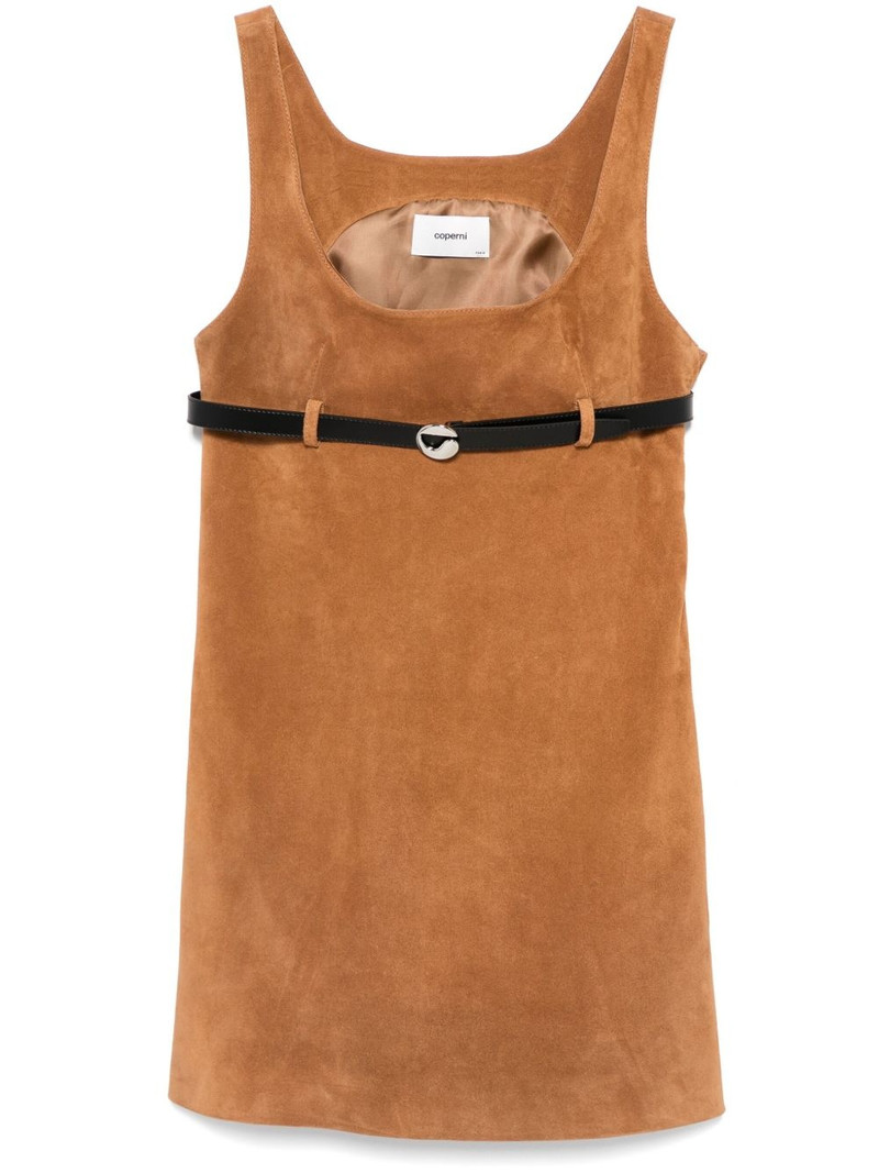 belted suede mini dress 1