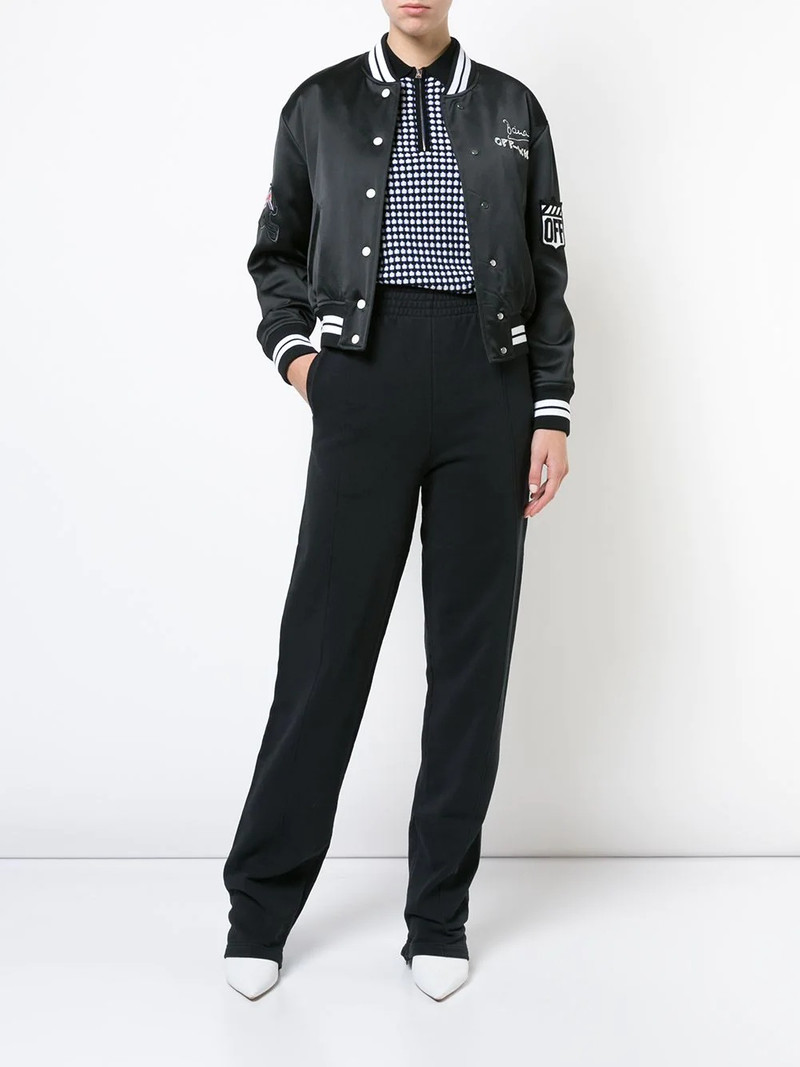 Off-White rear print track pants outlook