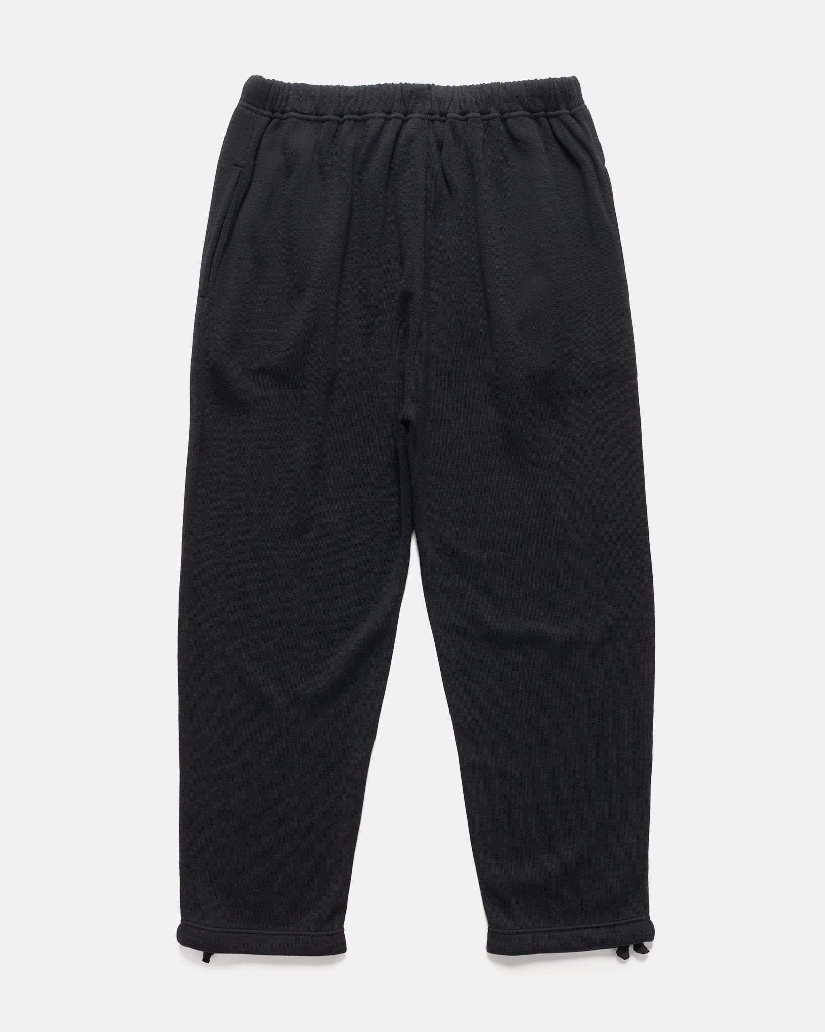 Cotton/Silk Sweat Pants Black - 5