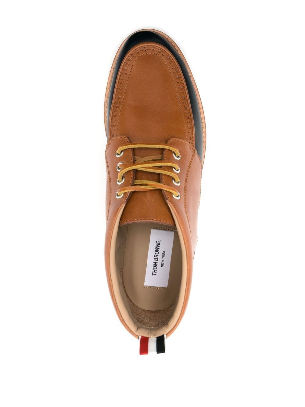 Top Deck two-tone Derby shoes - 4
