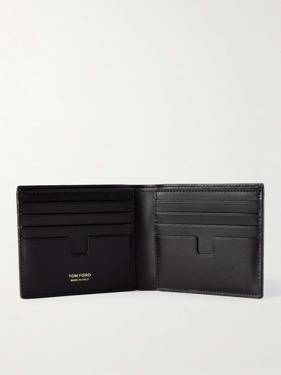 TOM FORD Croc-Effect Leather Billfold Wallet outlook