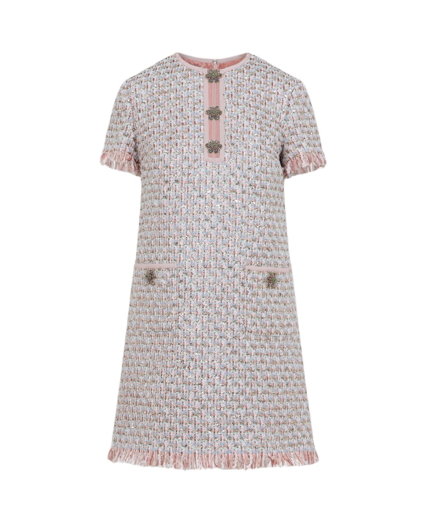 Embroidered Dress - 1