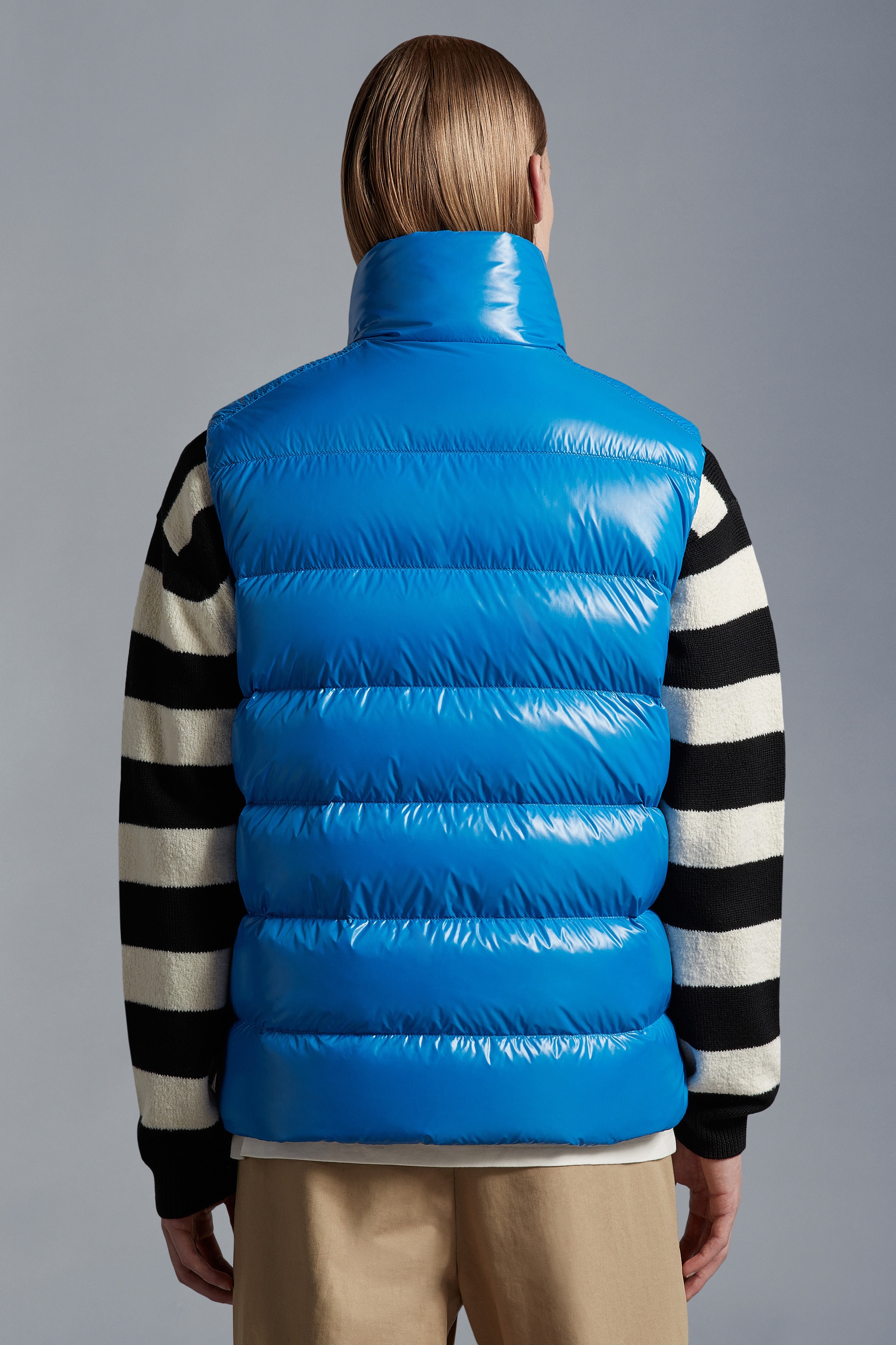 【MONCLER】PARKE DOWN VEST Moncler - Parke Full zip down vest black - The Corner