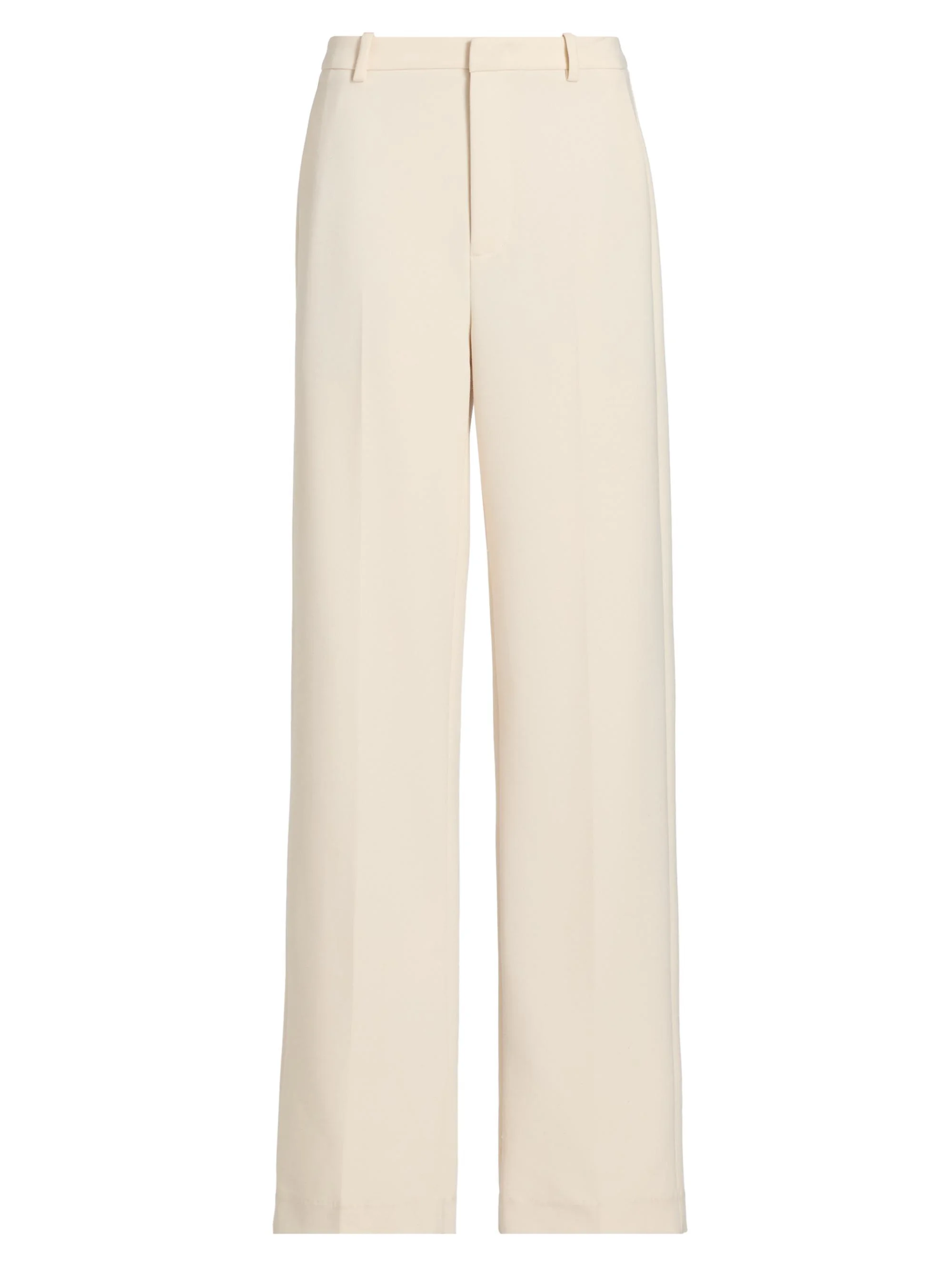 Women's Elsa High-Rise Straight-Leg Trousers - Ecru - 1