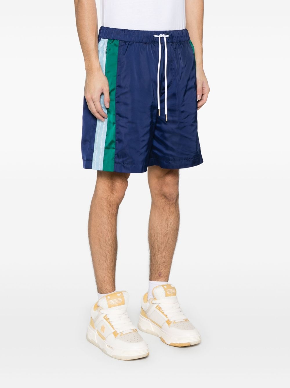 stripe-detail shorts - 3