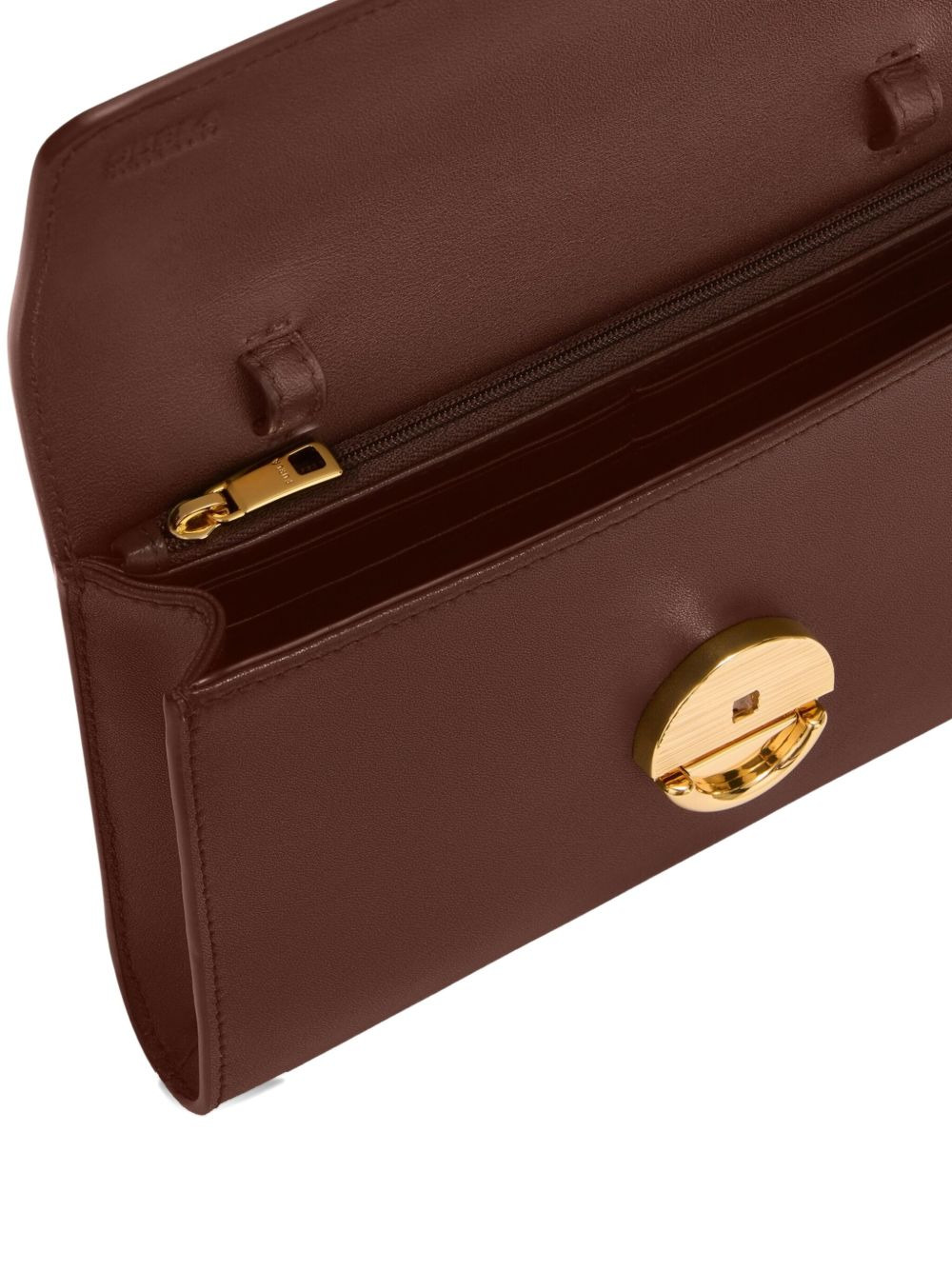 spherical-clasp leather mini bag - 4
