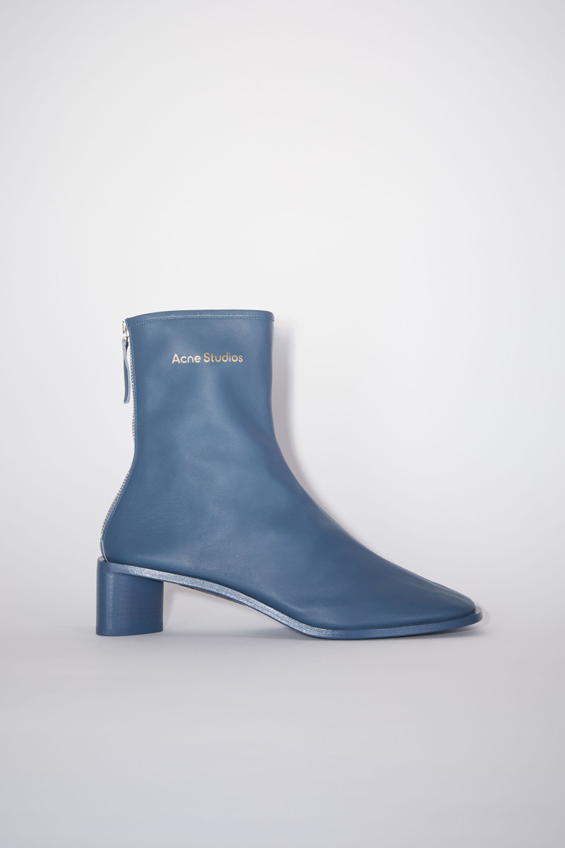 Logo ankle boots - Petrol blue 1