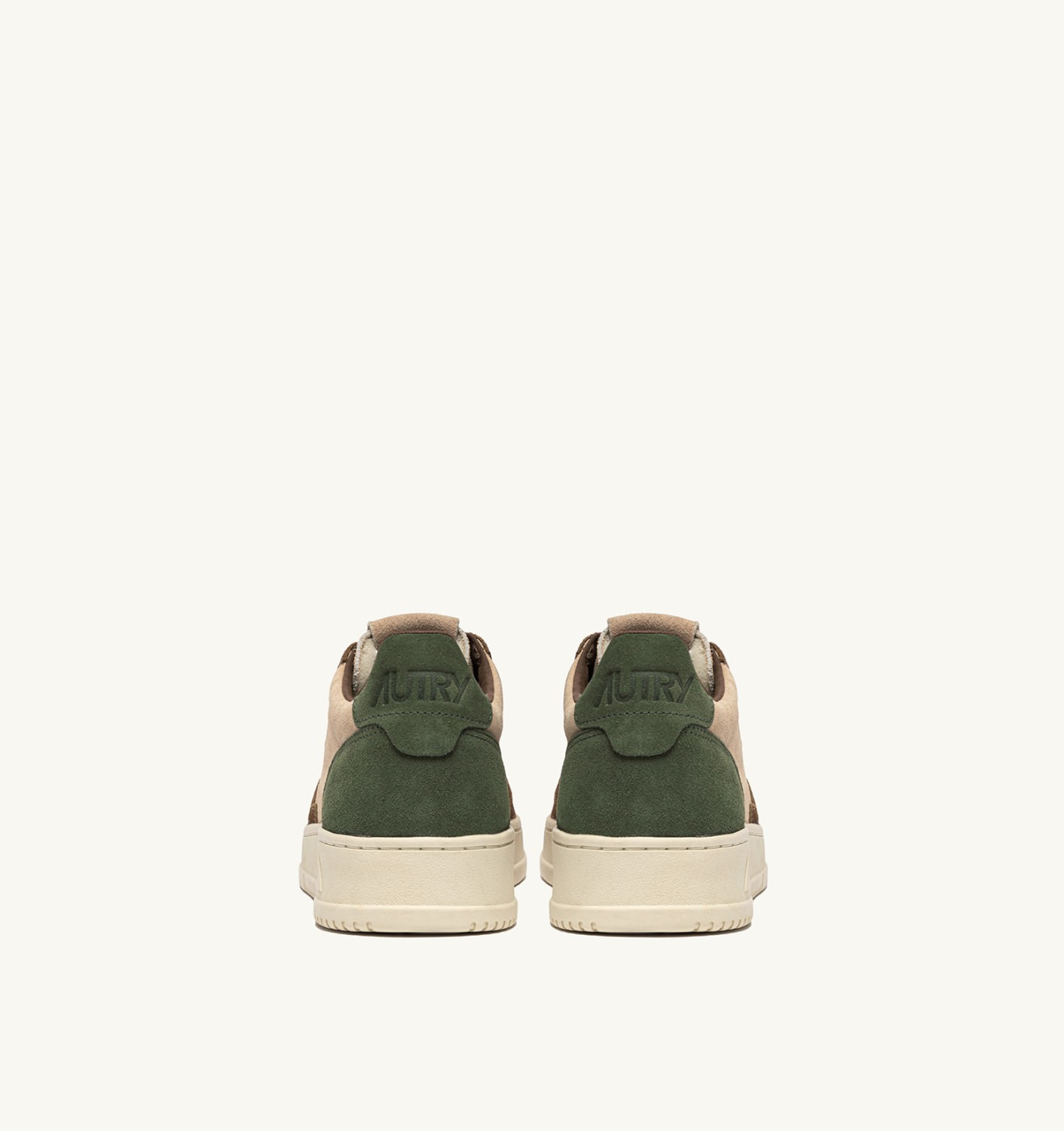 MEDALIST LOW SNEAKERS IN TRICOLOR LAND AND CAPER SUEDE - 3