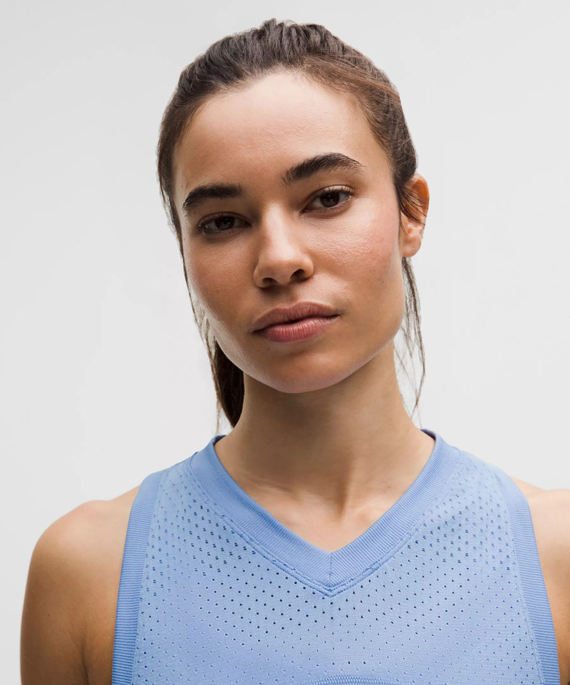 Swiftly Open-Hole V-Neck Tank Top 4