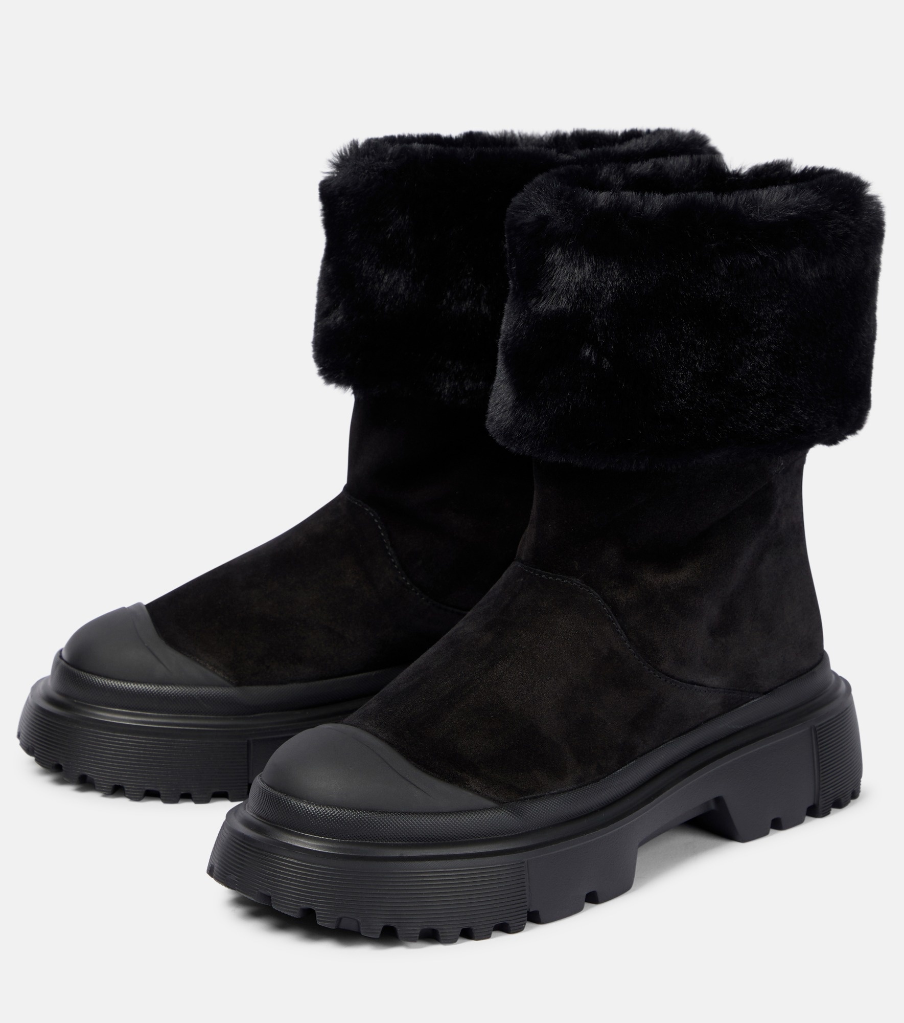 H619 suede ankle boots - 5