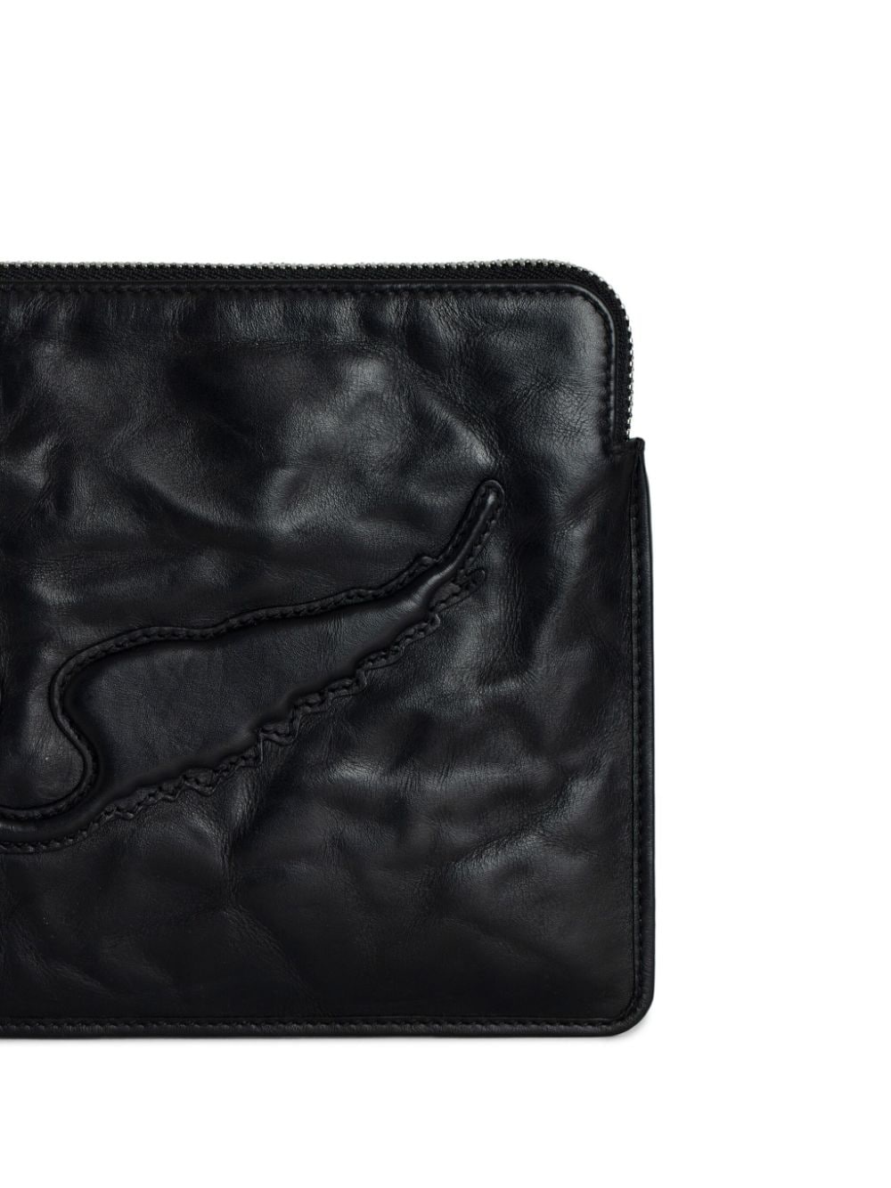 Angel Wings leather clutch bag - 6