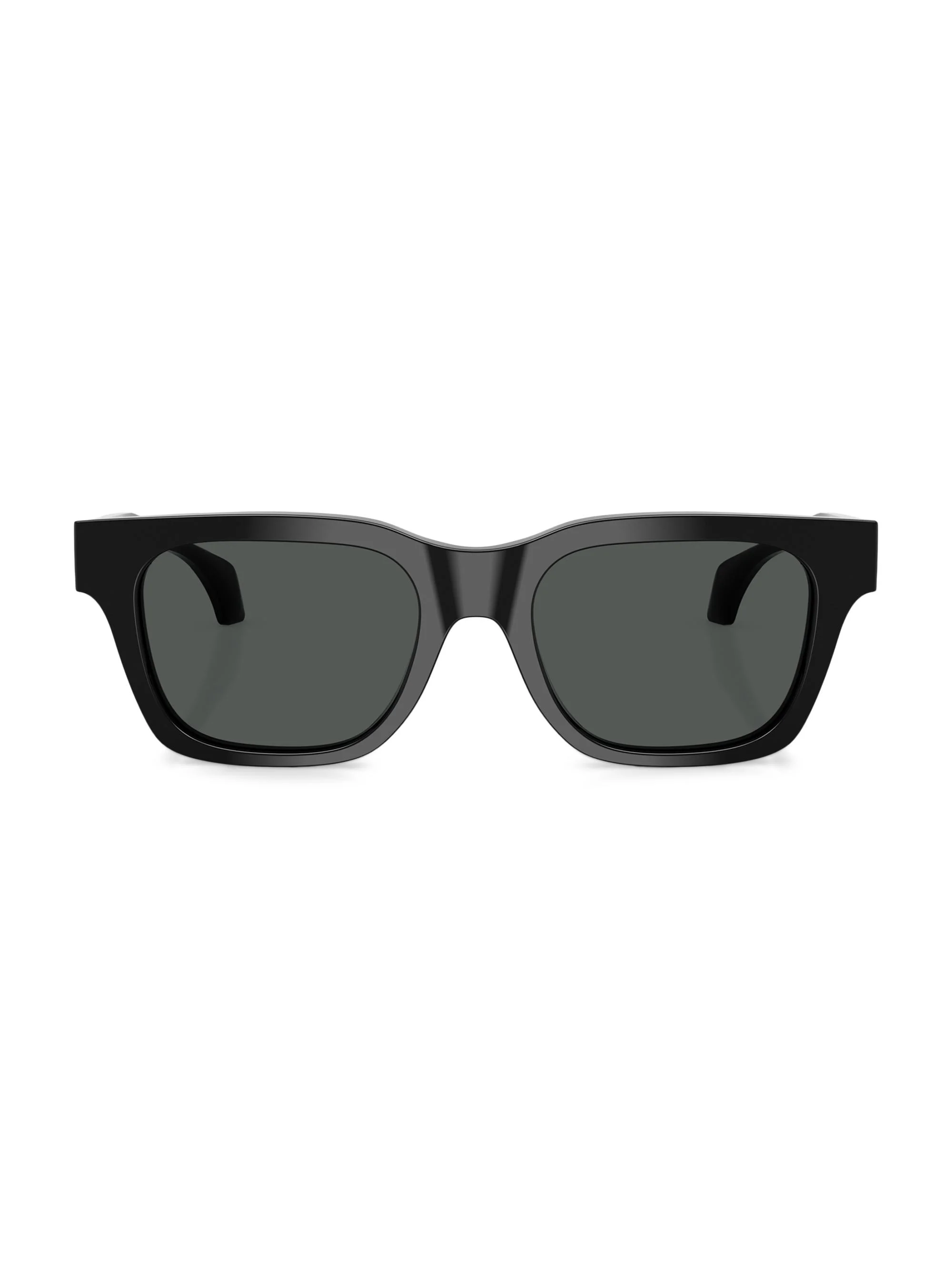Men's 52MM Square Sunglasses - Black - 1