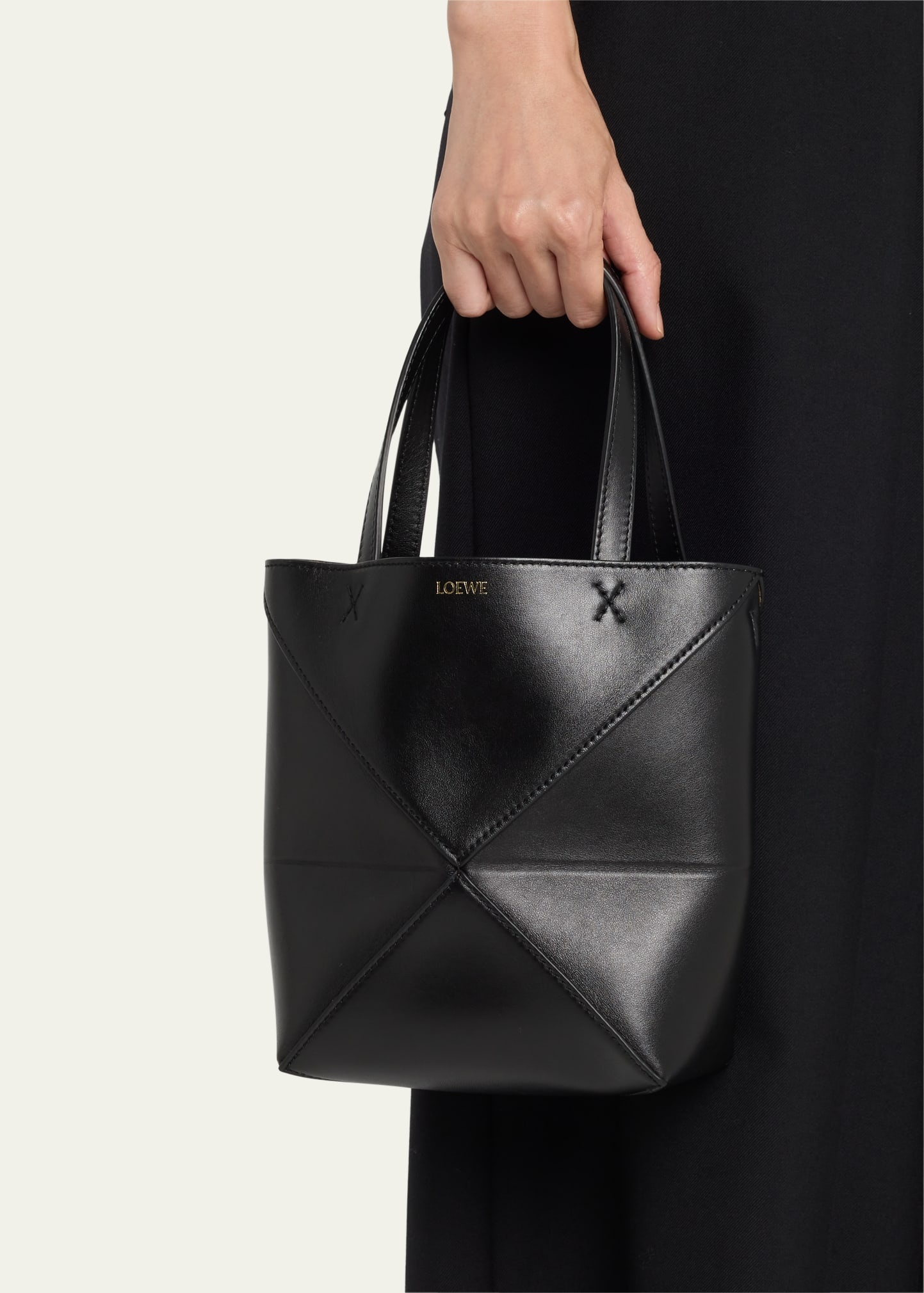 Puzzle Mini Leather Top-Handle Bag - 2
