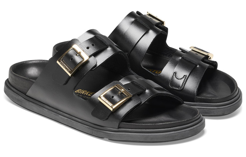 Birkenstock St Barths Natural Leather Narrow Fit 'Black' 1025245 3