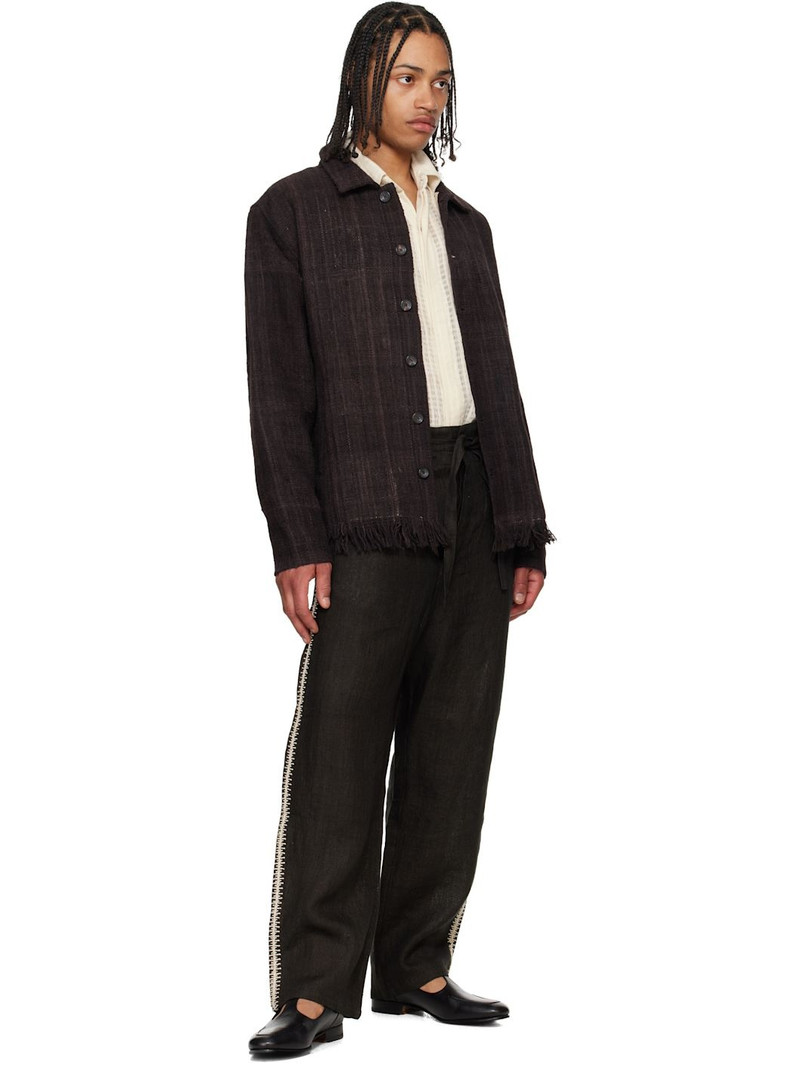 KARTIK RESEARCH Black Fauji Trousers outlook